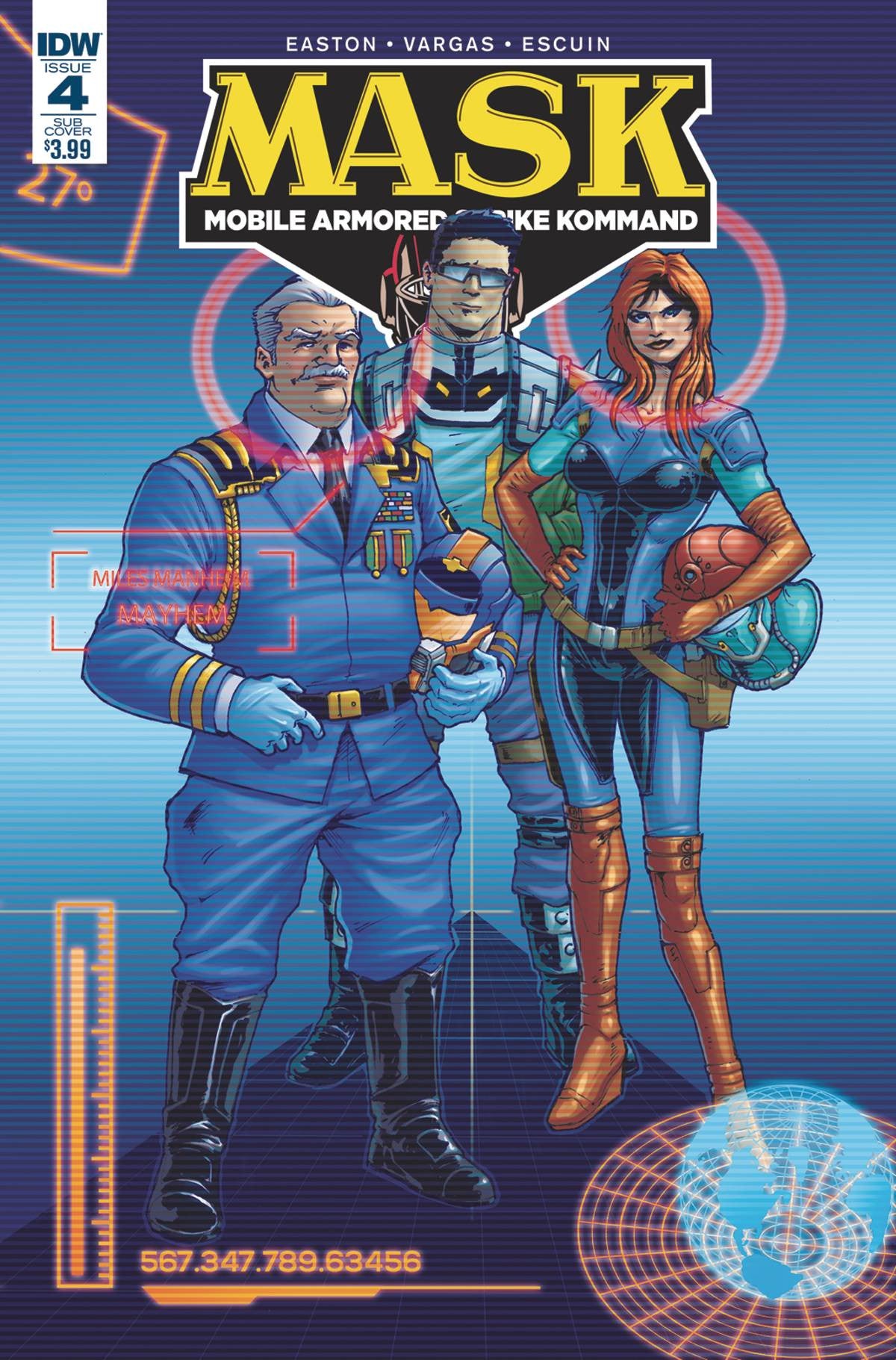 MASK MOBILE ARMORED STRIKE KOMMAND #4 SUB VAR B COVER