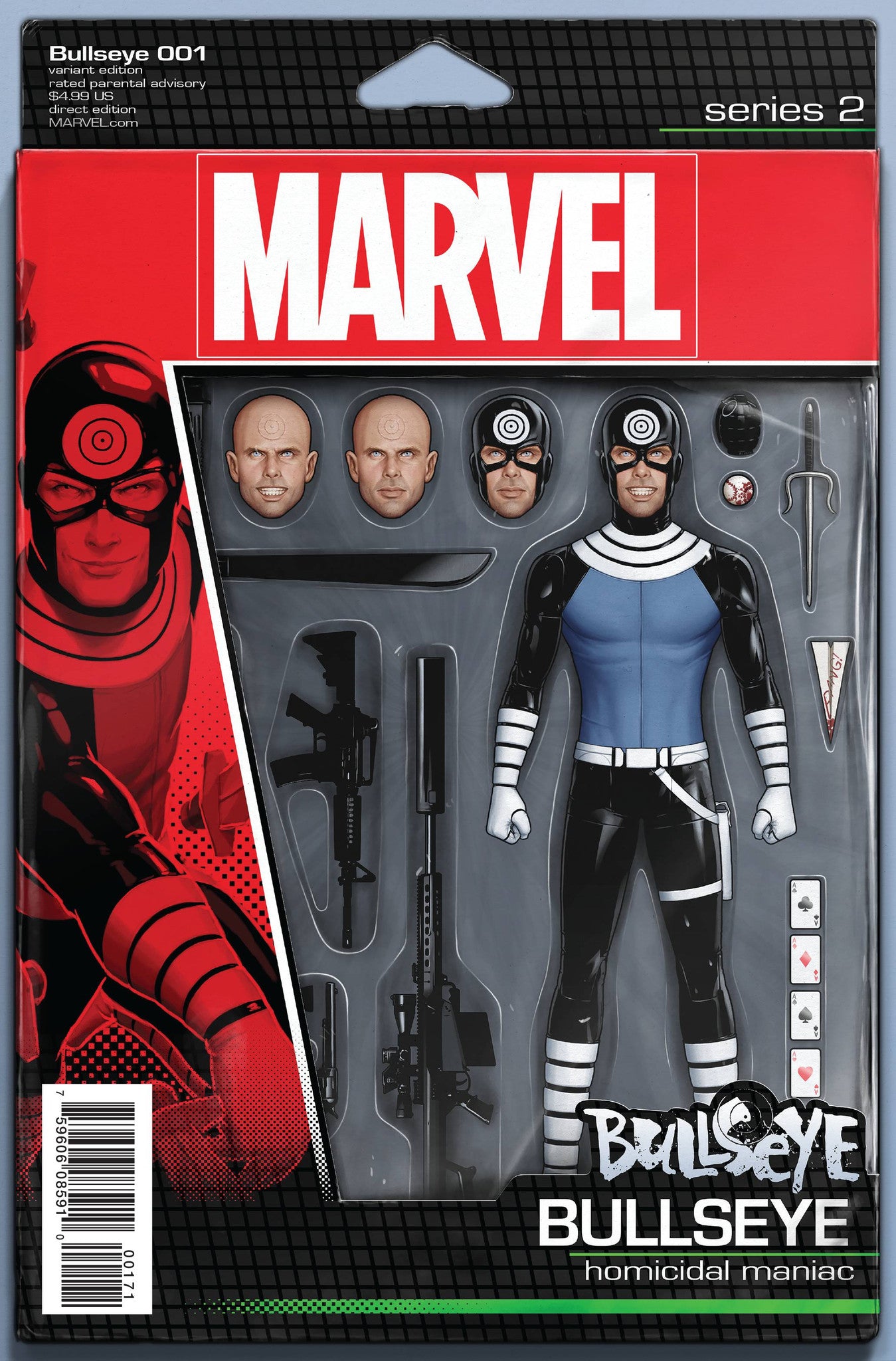 BULLSEYE #1 (OF 5) CHRISTOPHER ACTION FIGURE VAR COVER