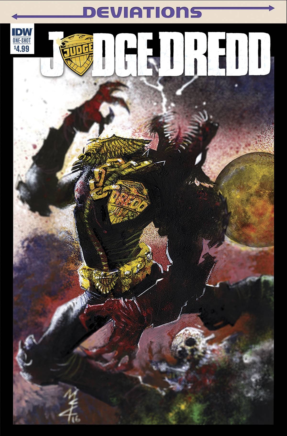 JUDGE DREDD DEVIATIONS COVER