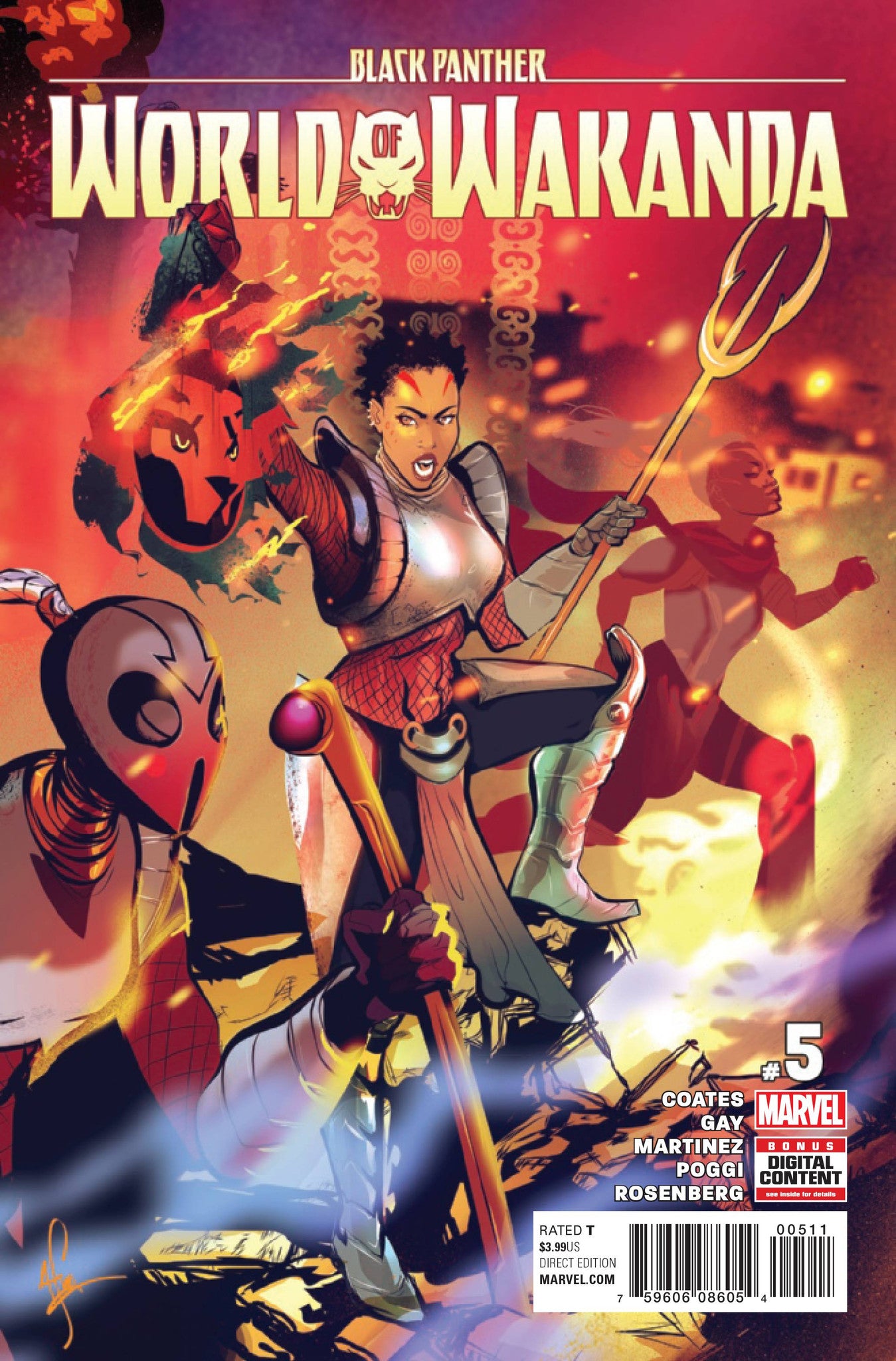 BLACK PANTHER WORLD OF WAKANDA #5 COVER