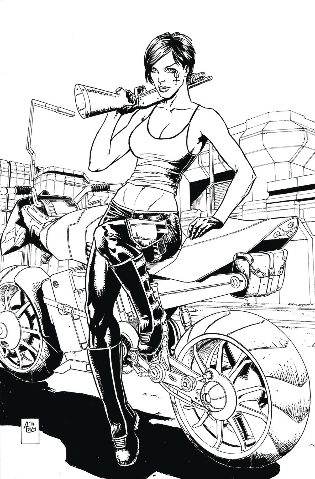 COURIER #1 (OF 5) CVR C SPAY COVER