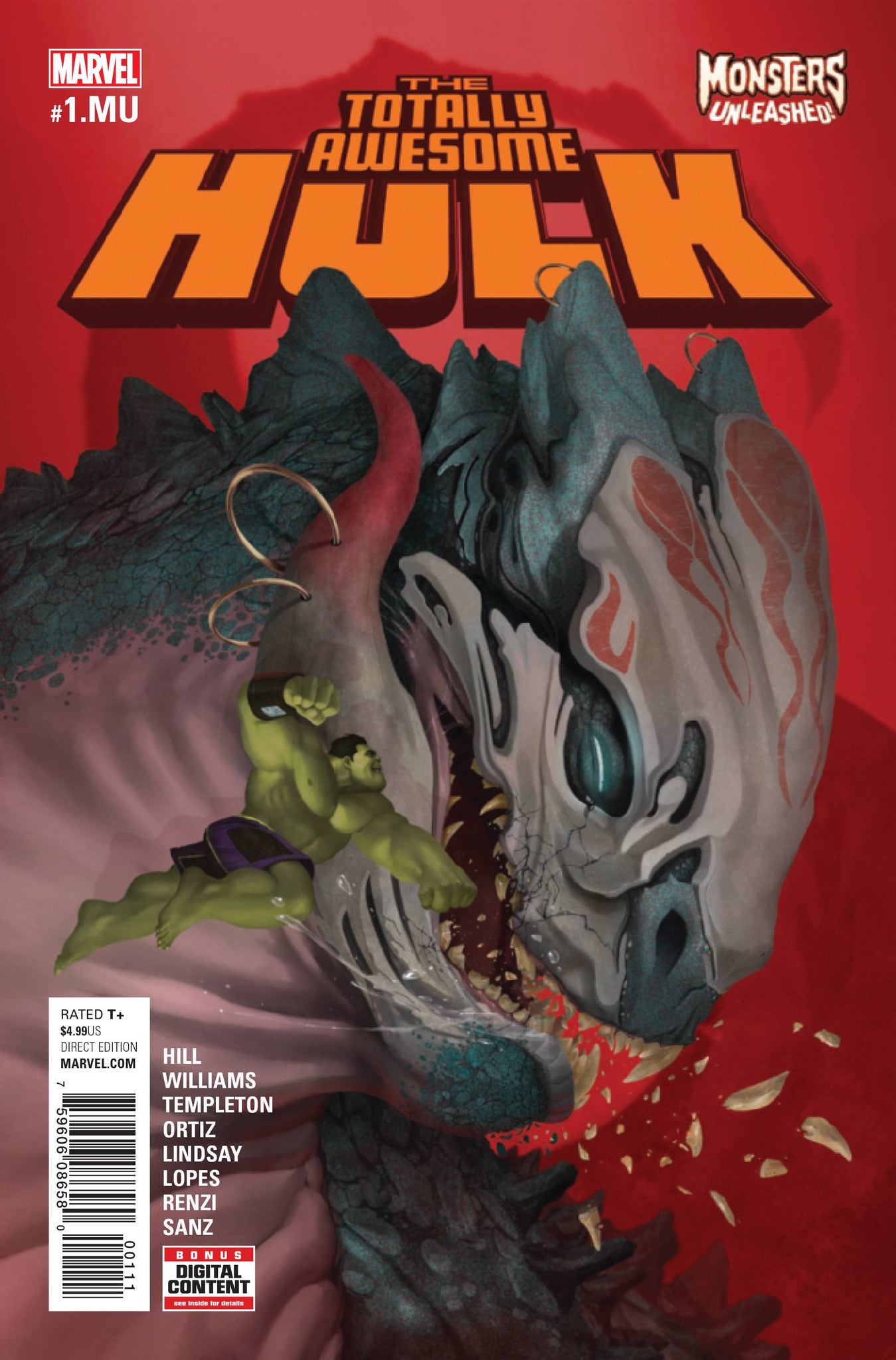 TOTALLY AWESOME HULK #1.MU COVER