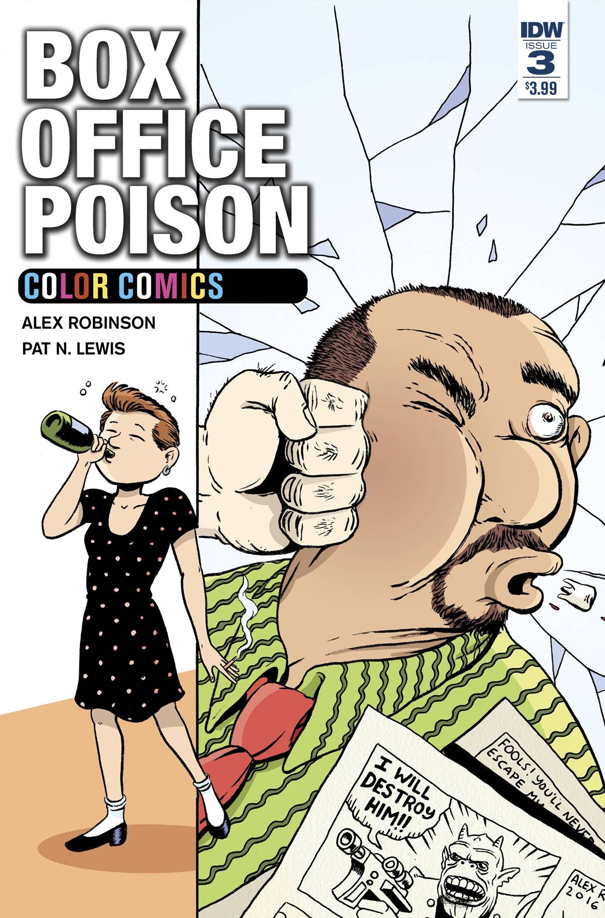 BOX OFFICE POISON COLOR COMICS #3 COVER