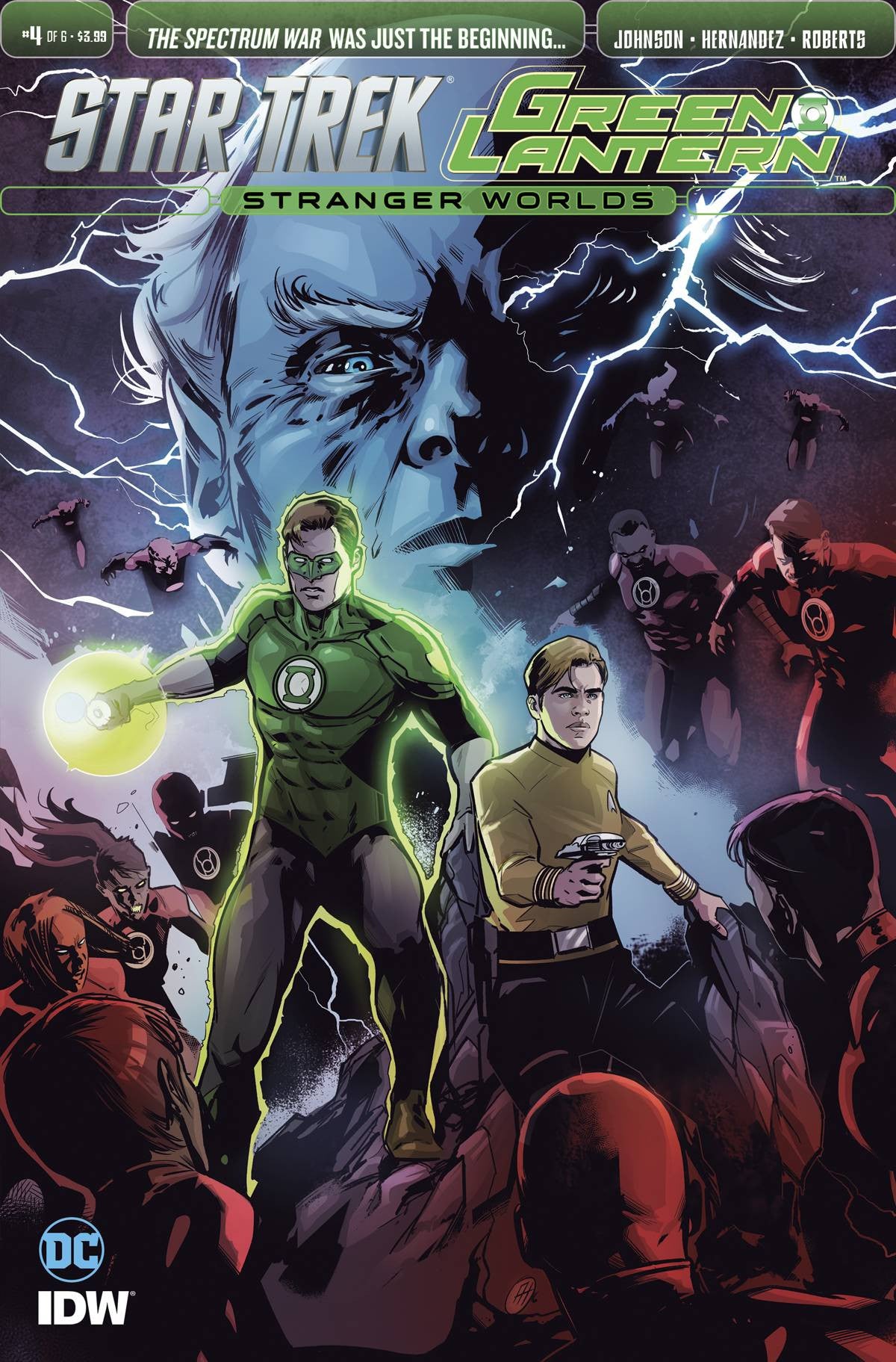 STAR TREK GREEN LANTERN VOL 2#4 COVER