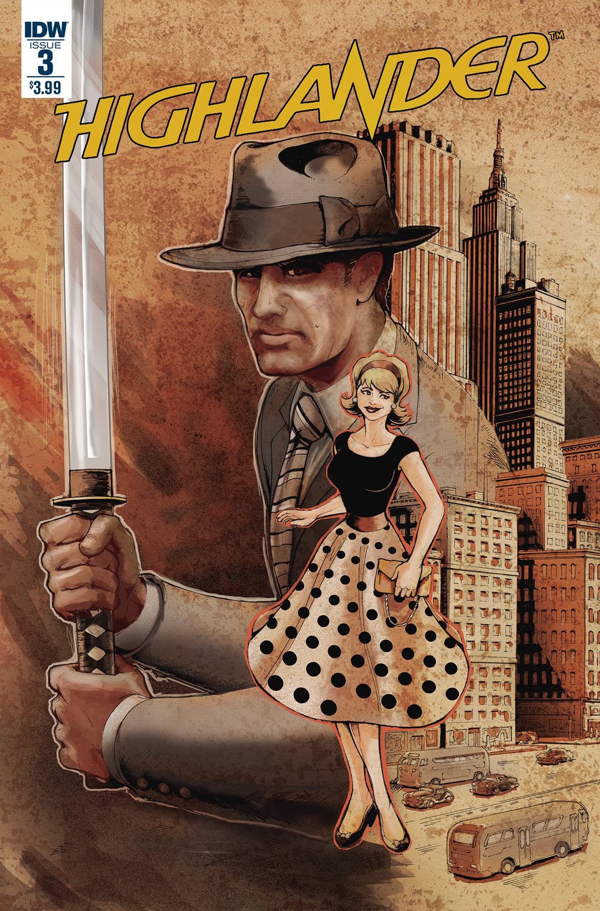 HIGHLANDER AMERICAN DREAM #3 COVER