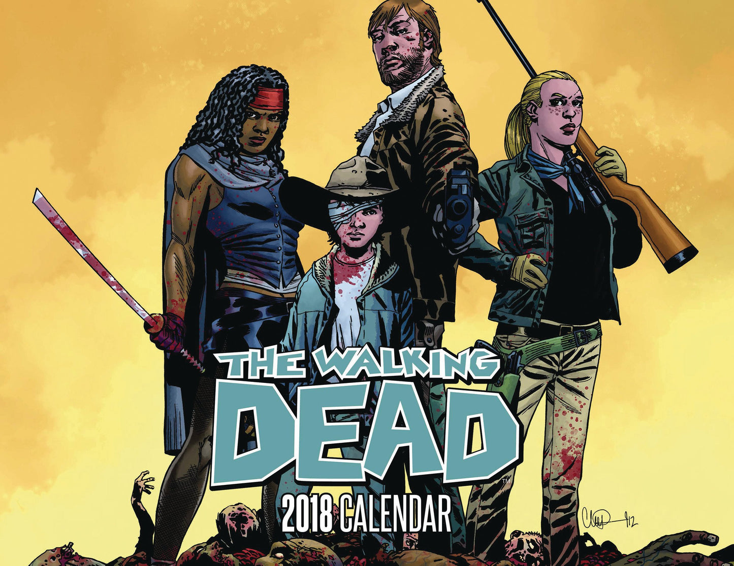 WALKING DEAD 2018 CALENDAR (MR)