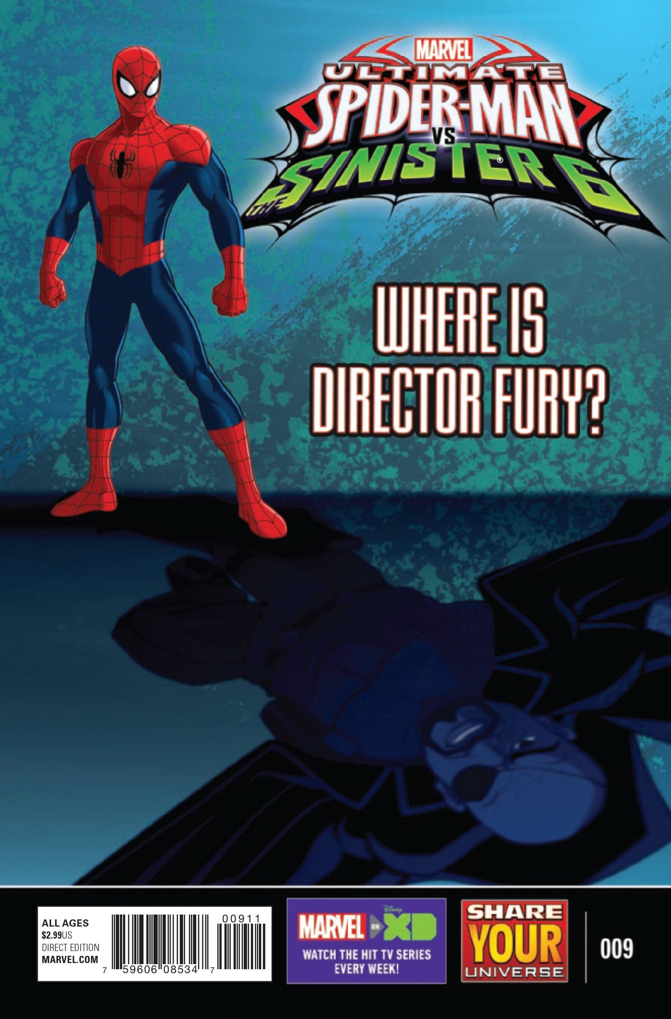 MARVEL UNIVERSE ULT SPIDER-MAN VS SINISTER SIX #9 COVER
