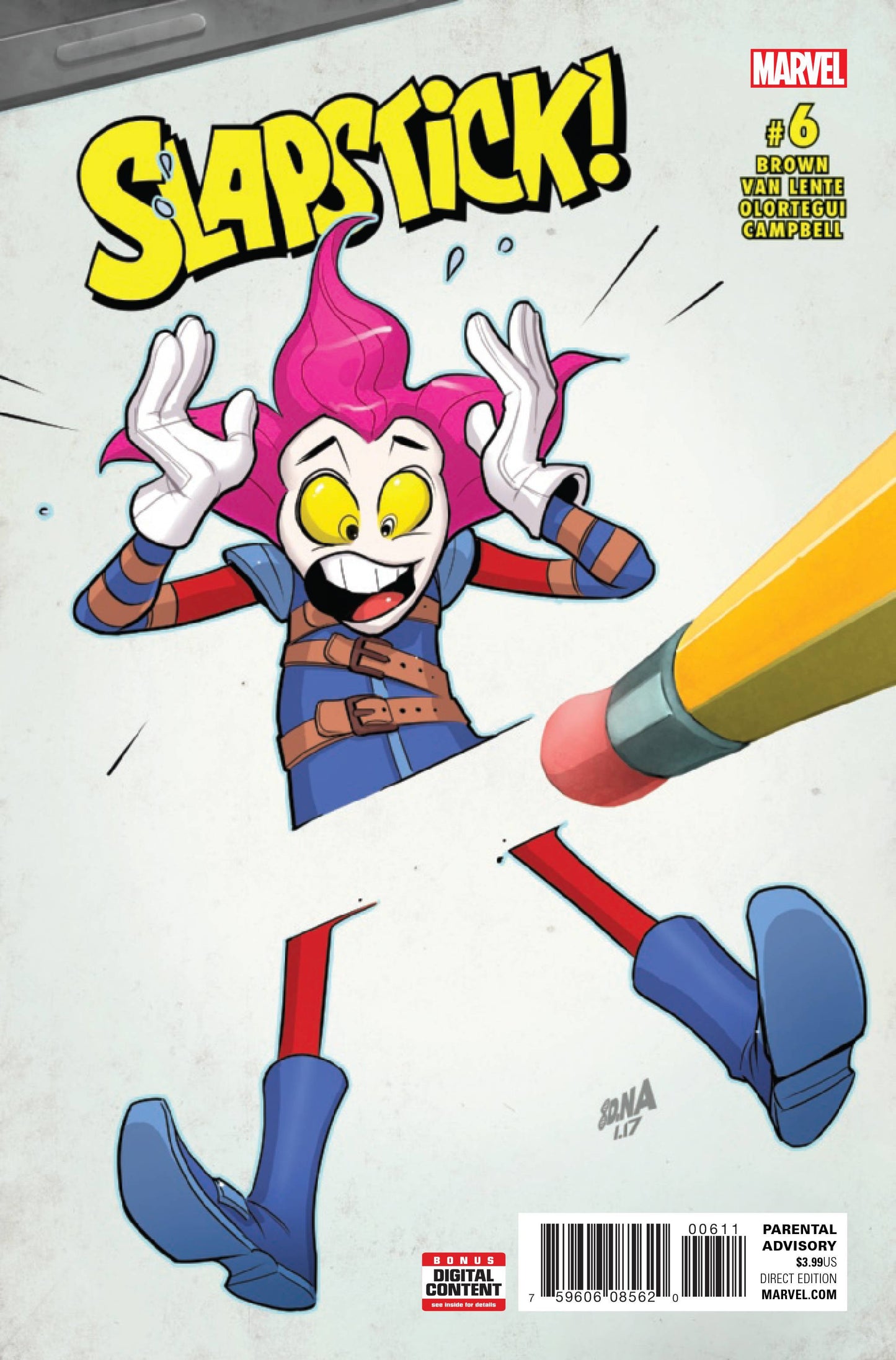 SLAPSTICK #6 COVER