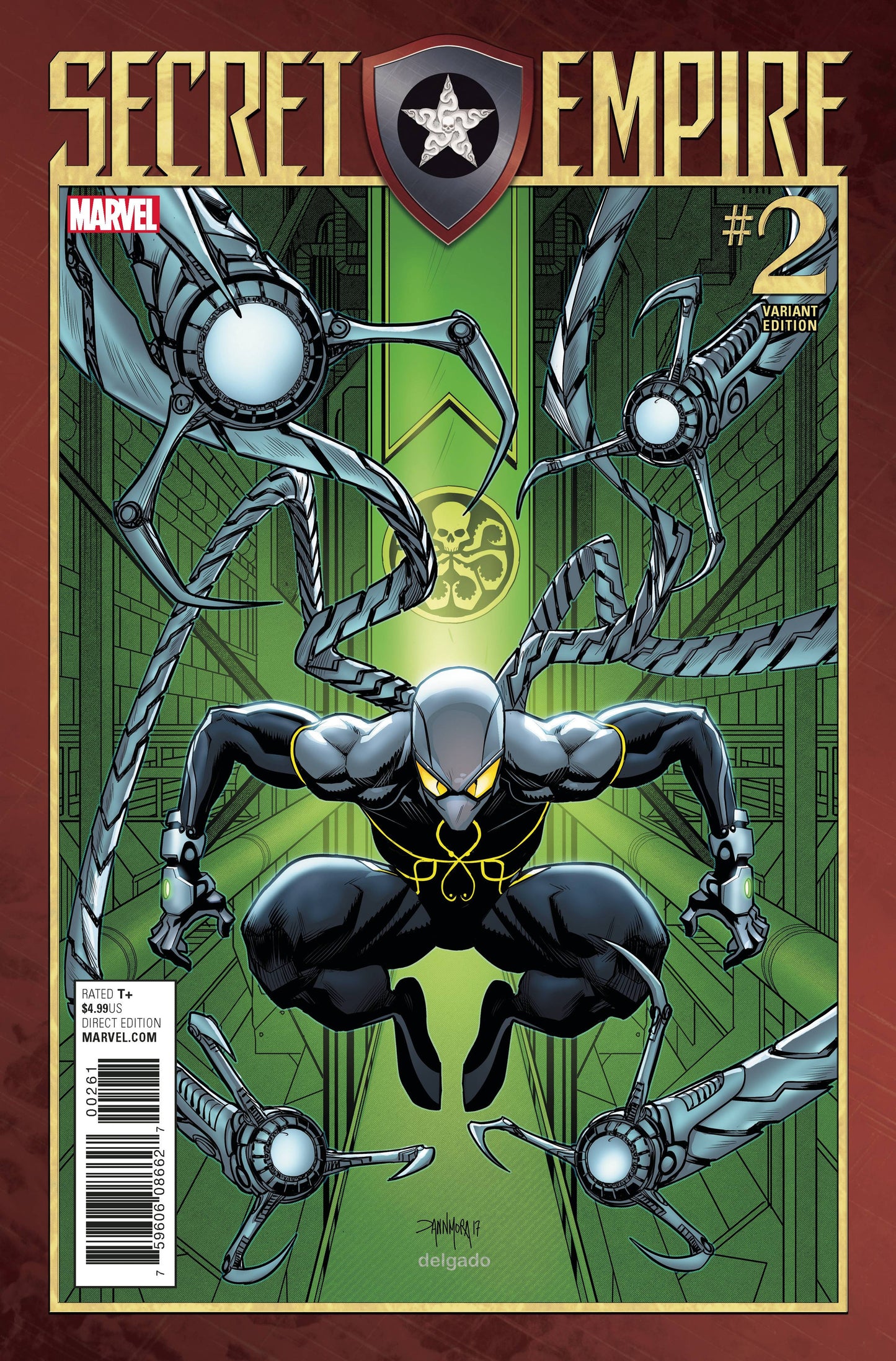 SECRET EMPIRE #2 (OF 9) MORA VILLAIN VAR COVER