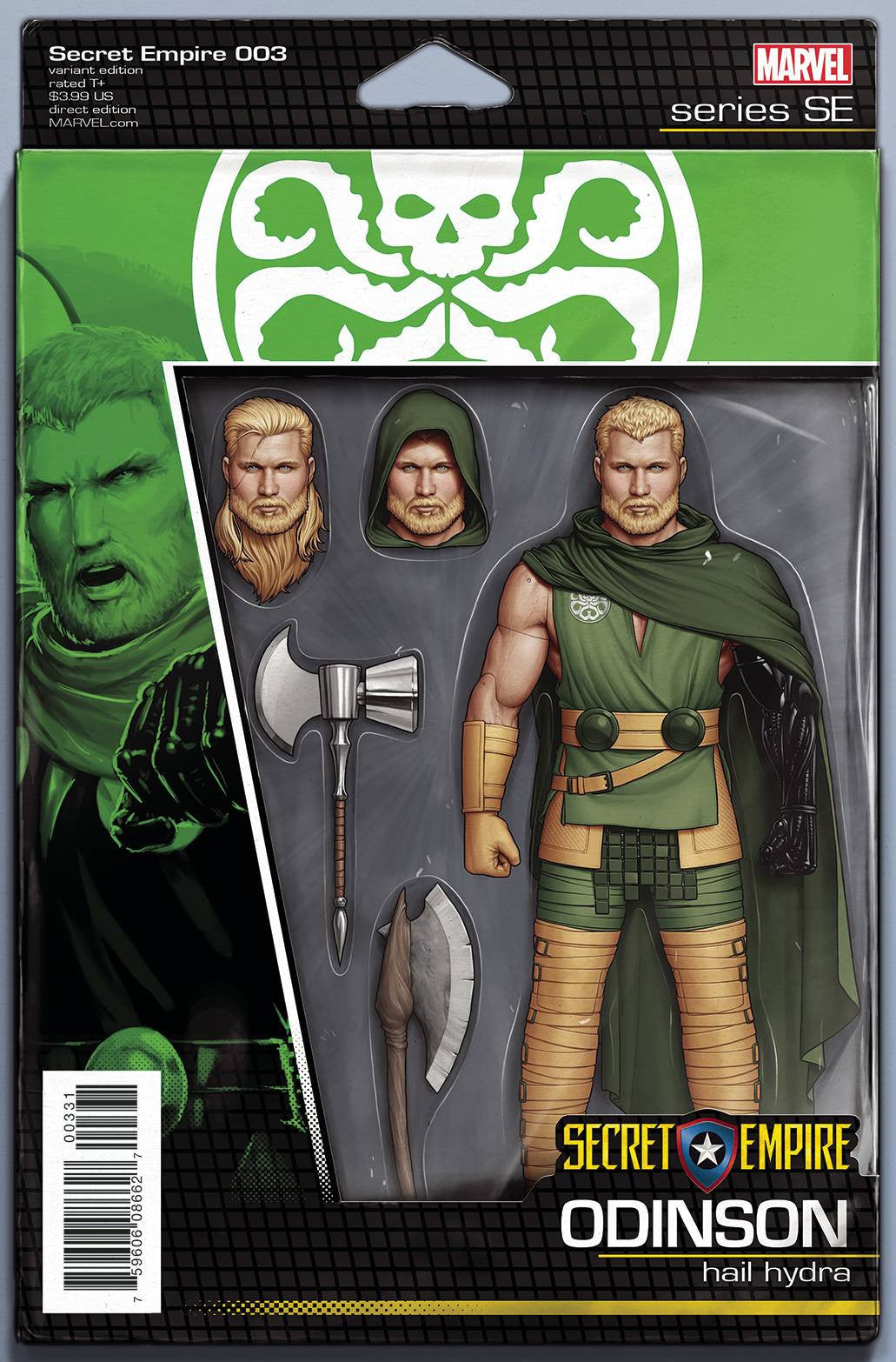 SECRET EMPIRE #3 (OF 10) CHRISTOPHER ACTION FIGURE VAR COVER