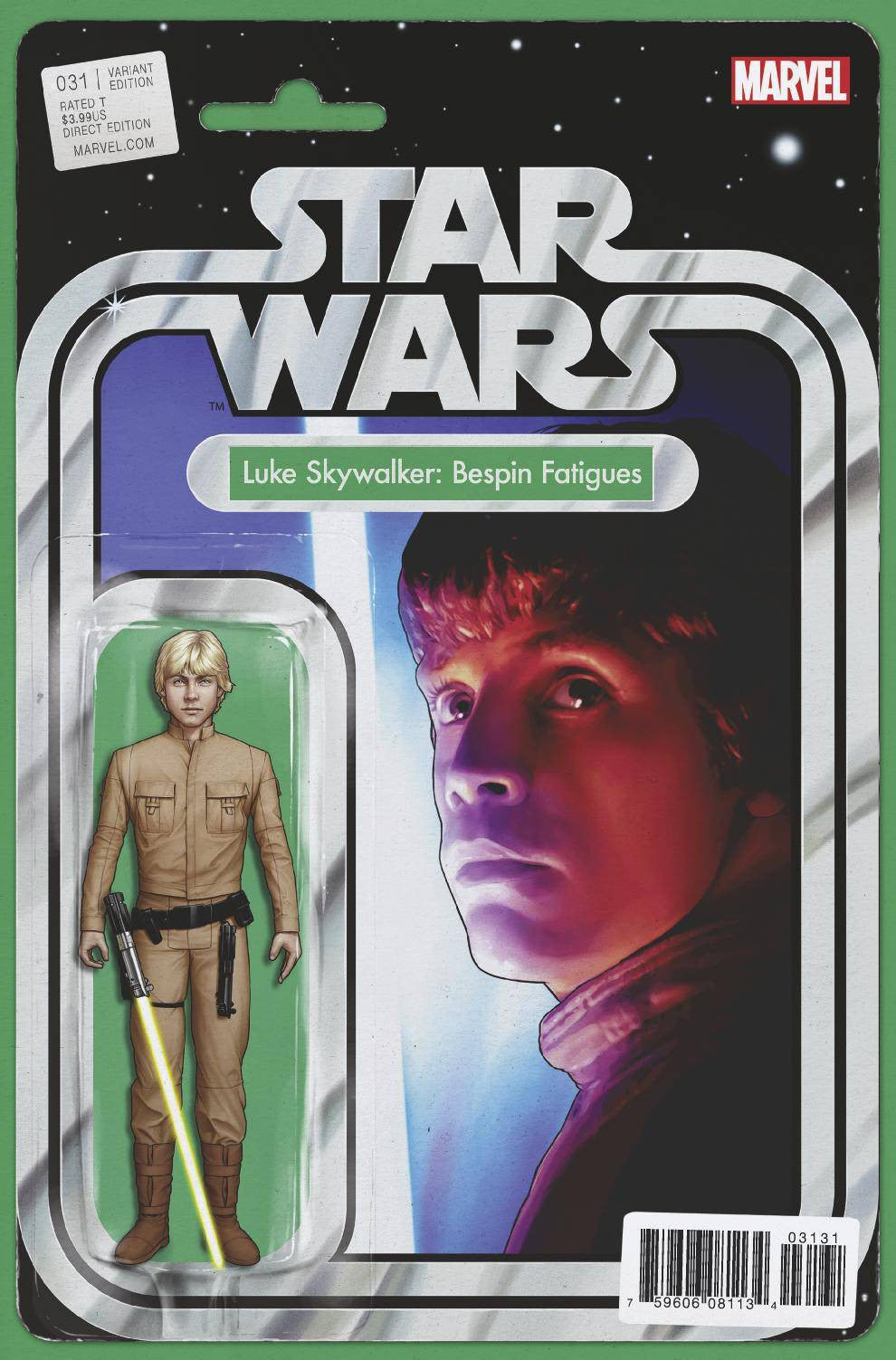 STAR WARS #31 CHRISTOPHER ACTION FIGURE VAR COVER