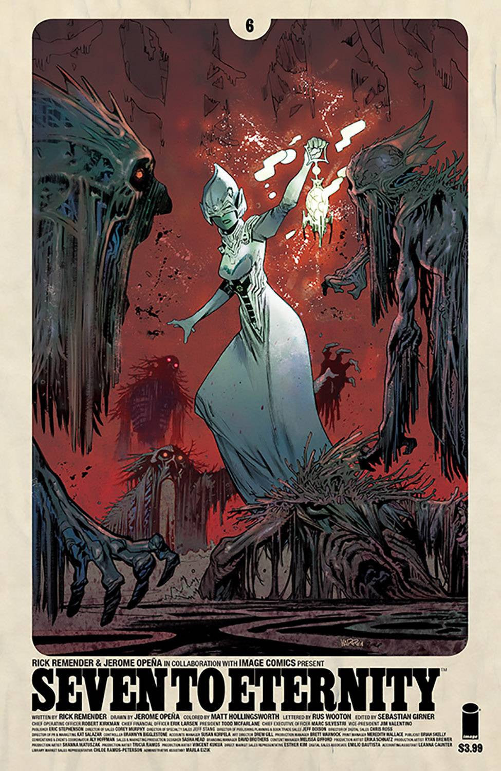 SEVEN TO ETERNITY #6 CVR B HARREN COVER
