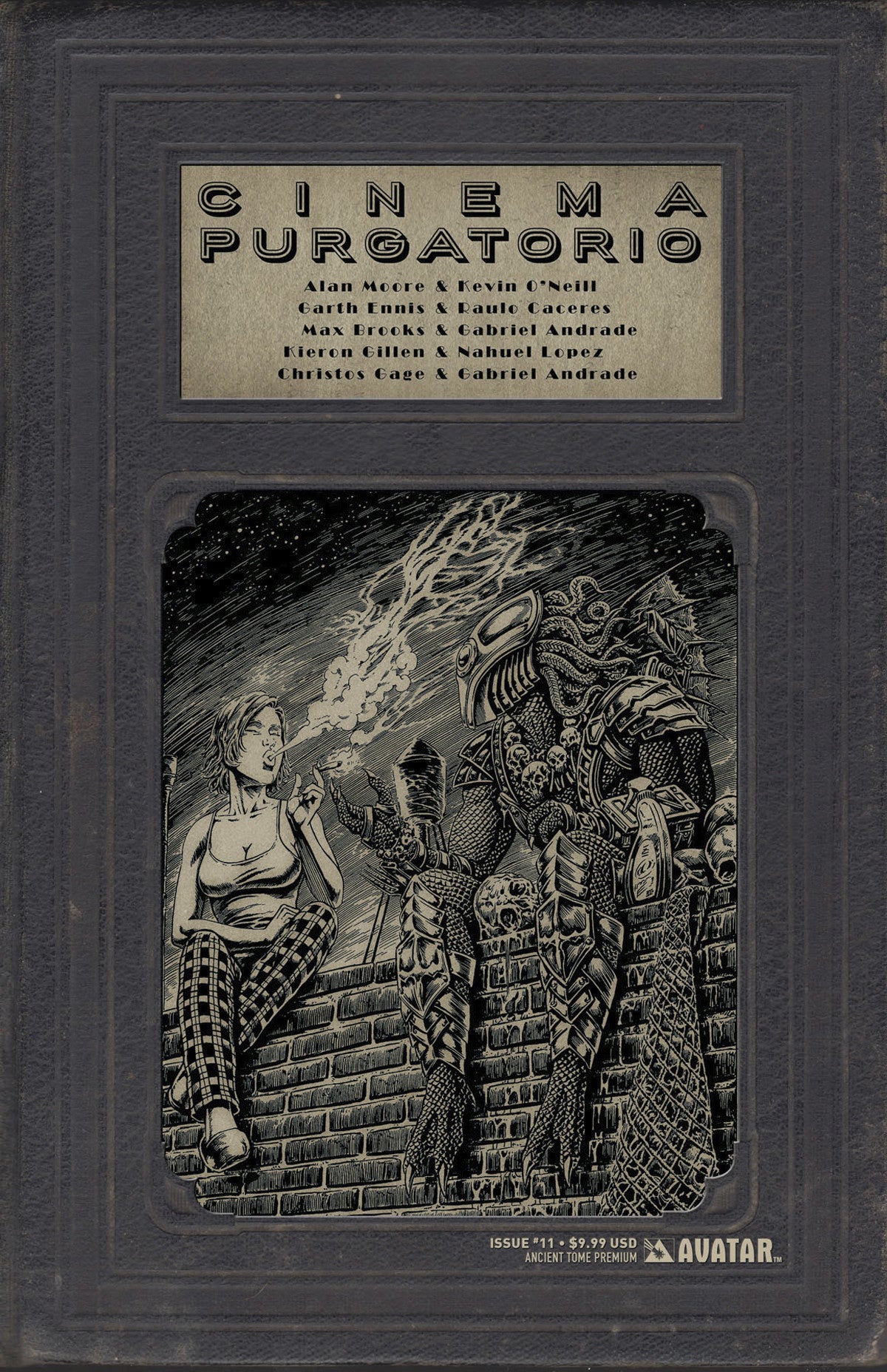 CINEMA PURGATORIO #11 ANCIENT TOME PREMIUM CVR (MR) COVER