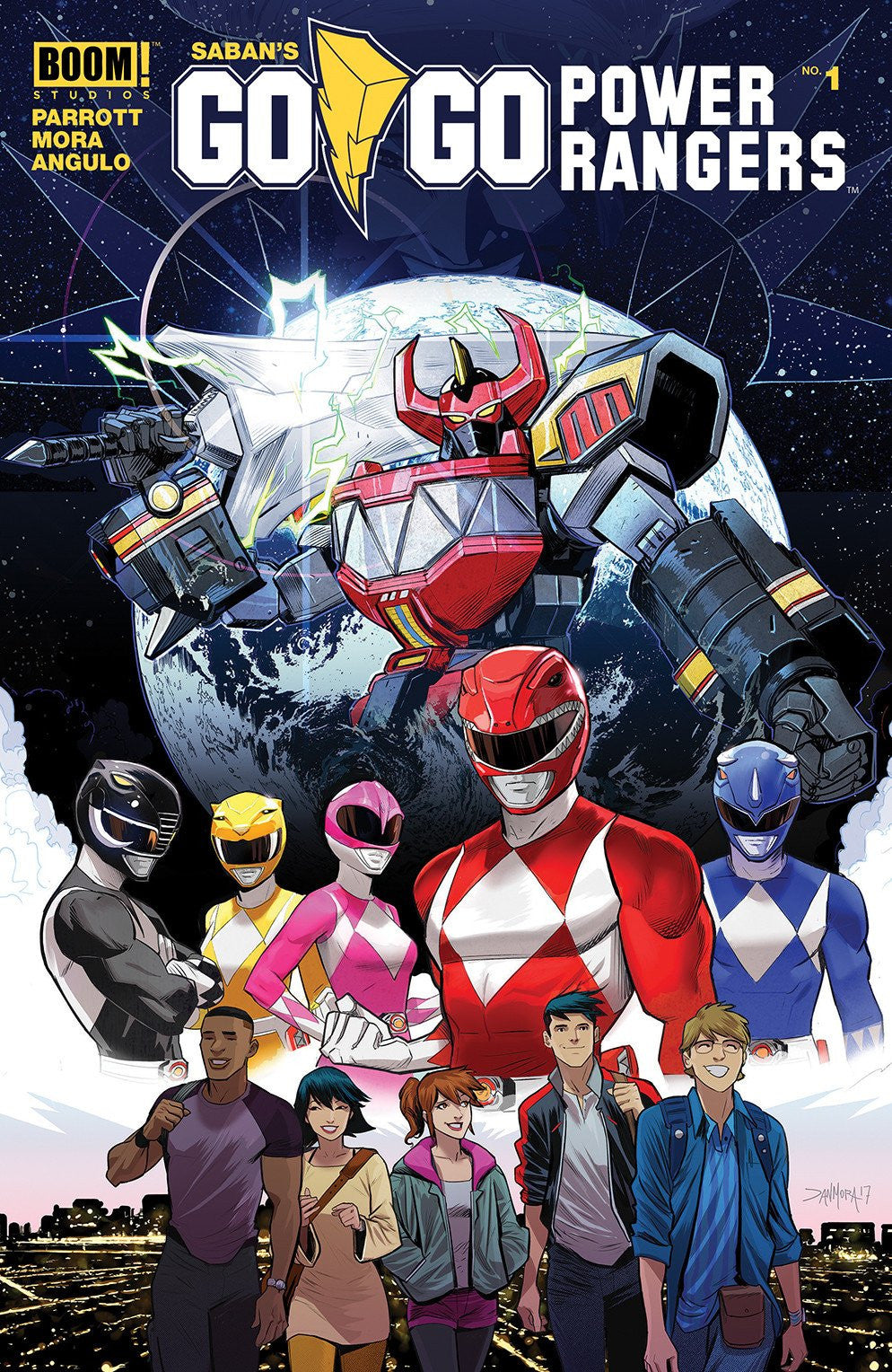 GO GO POWER RANGERS #1 COVER