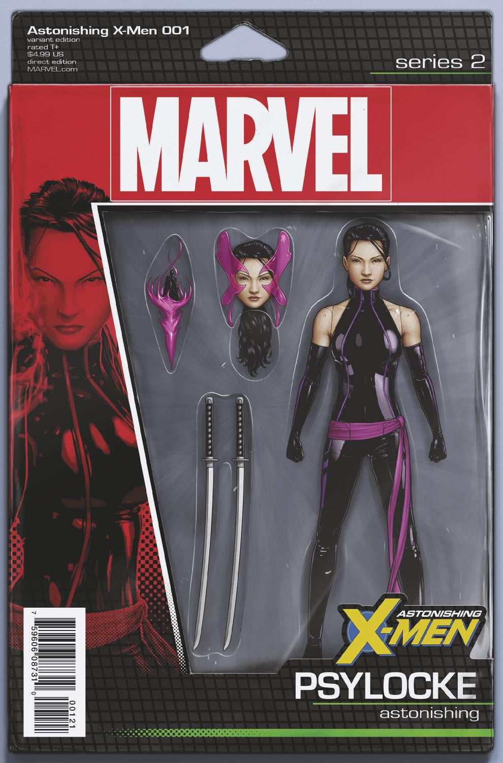 ASTONISHING X-MEN #1 CHRISTOPHER ACTION FIGURE VAR COVER