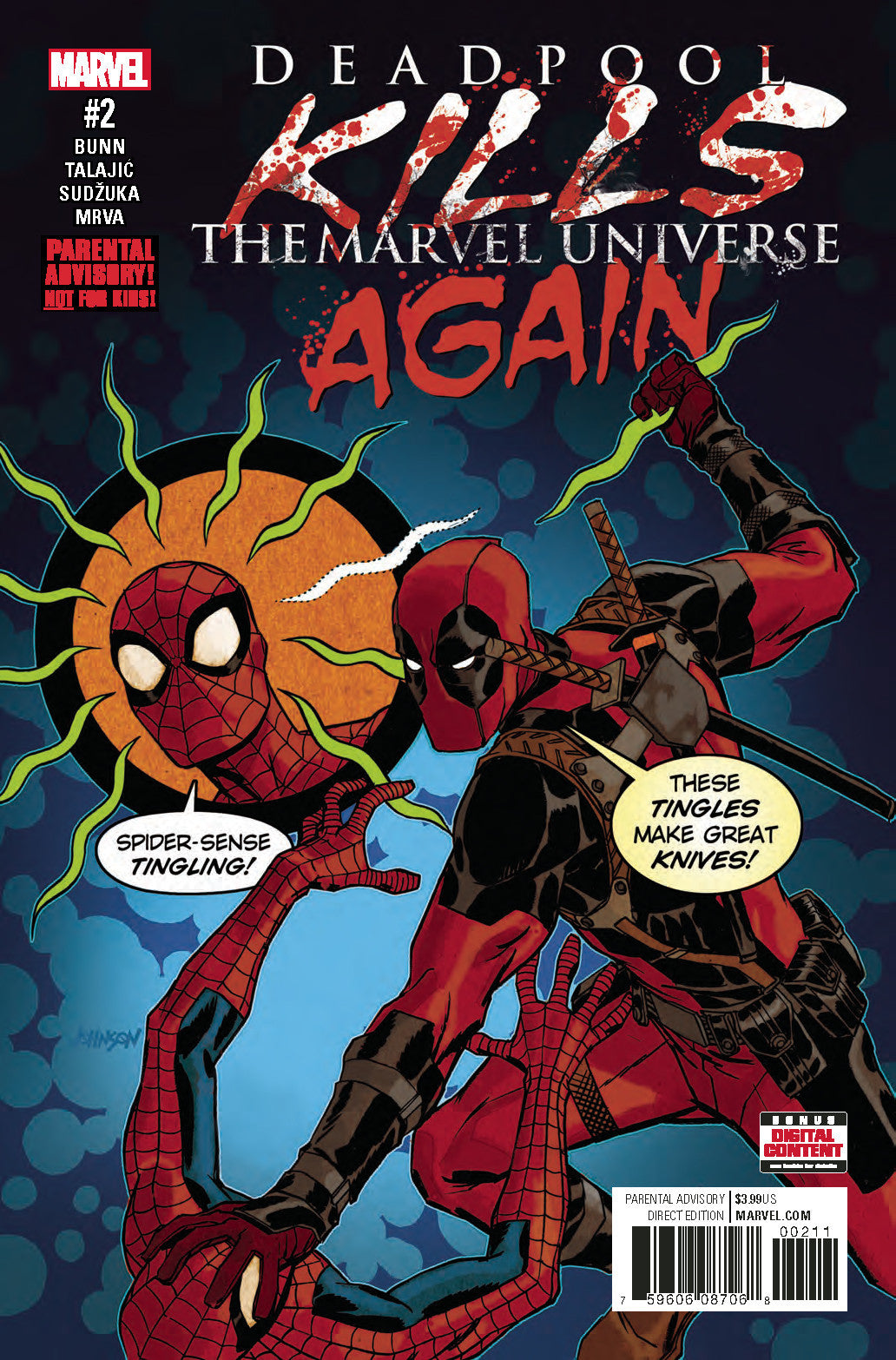 DEADPOOL KILLS MARVEL UNIVERSE AGAIN #2 COVER