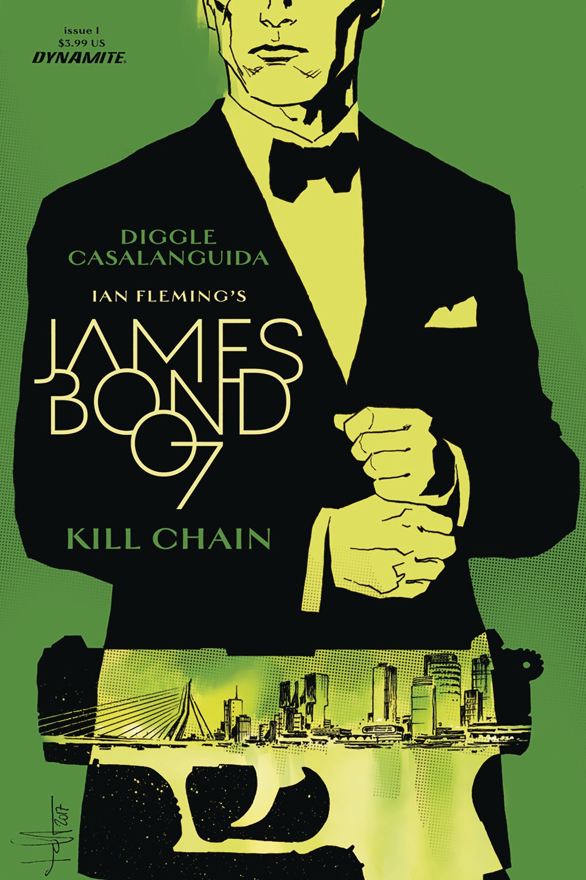 JAMES BOND KILL CHAIN #1 (OF 6) CVR C CASALANGUIDA COVER
