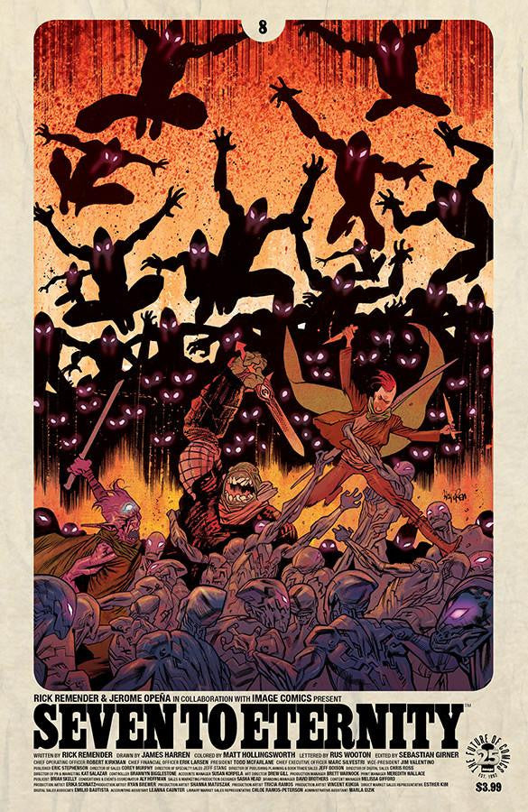 SEVEN TO ETERNITY #8 CVR B HARREN & HOLLINGSWORTH COVER