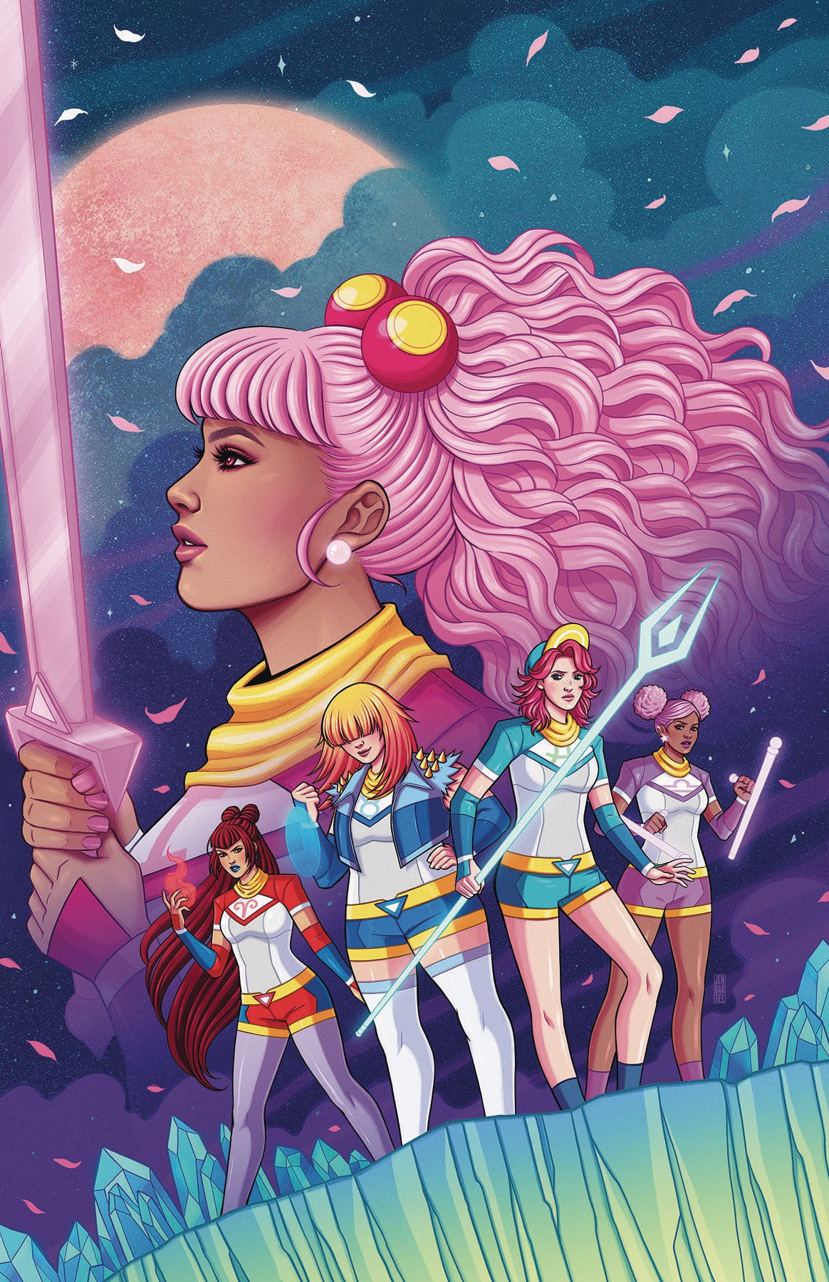 ZODIAC STARFORCE CRIES OF FIRE PRINCE #1 BARTEL VAR COVER