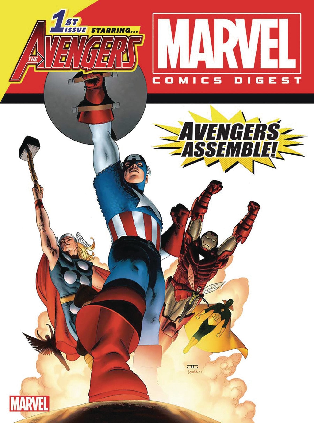 MARVEL COMICS DIGEST #2 THE AVENGERS COVER
