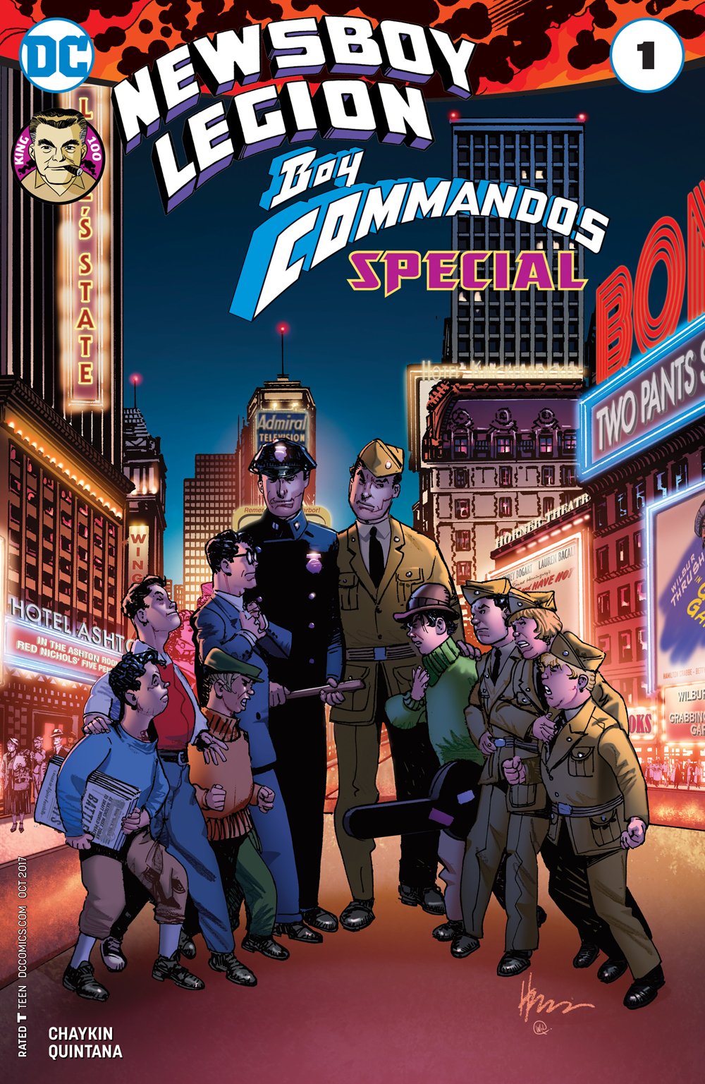 NEWSBOY LEGION & BOY COMMANDOS SPECIAL #1 COVER
