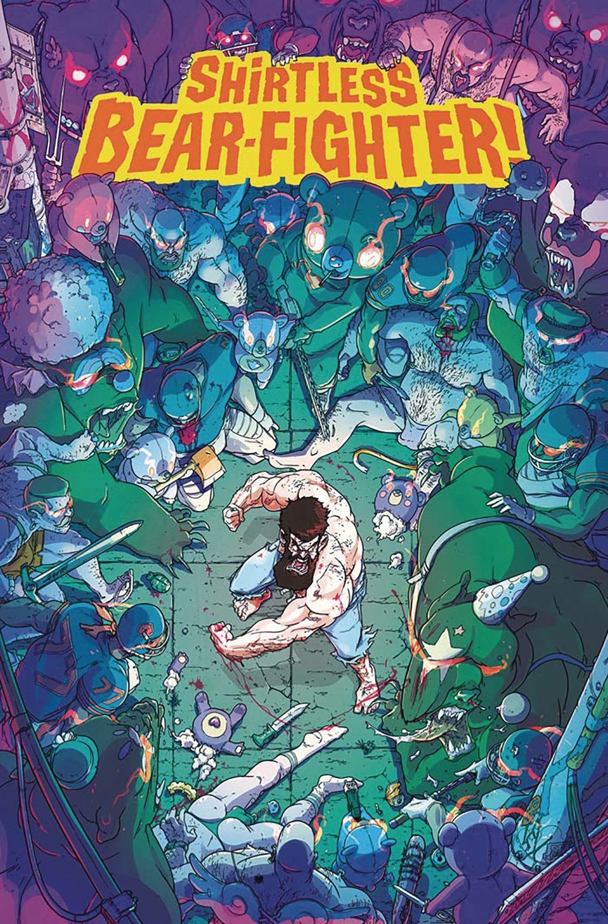 SHIRTLESS BEAR-FIGHTER #3 CVR B VELLA (MR) COVER