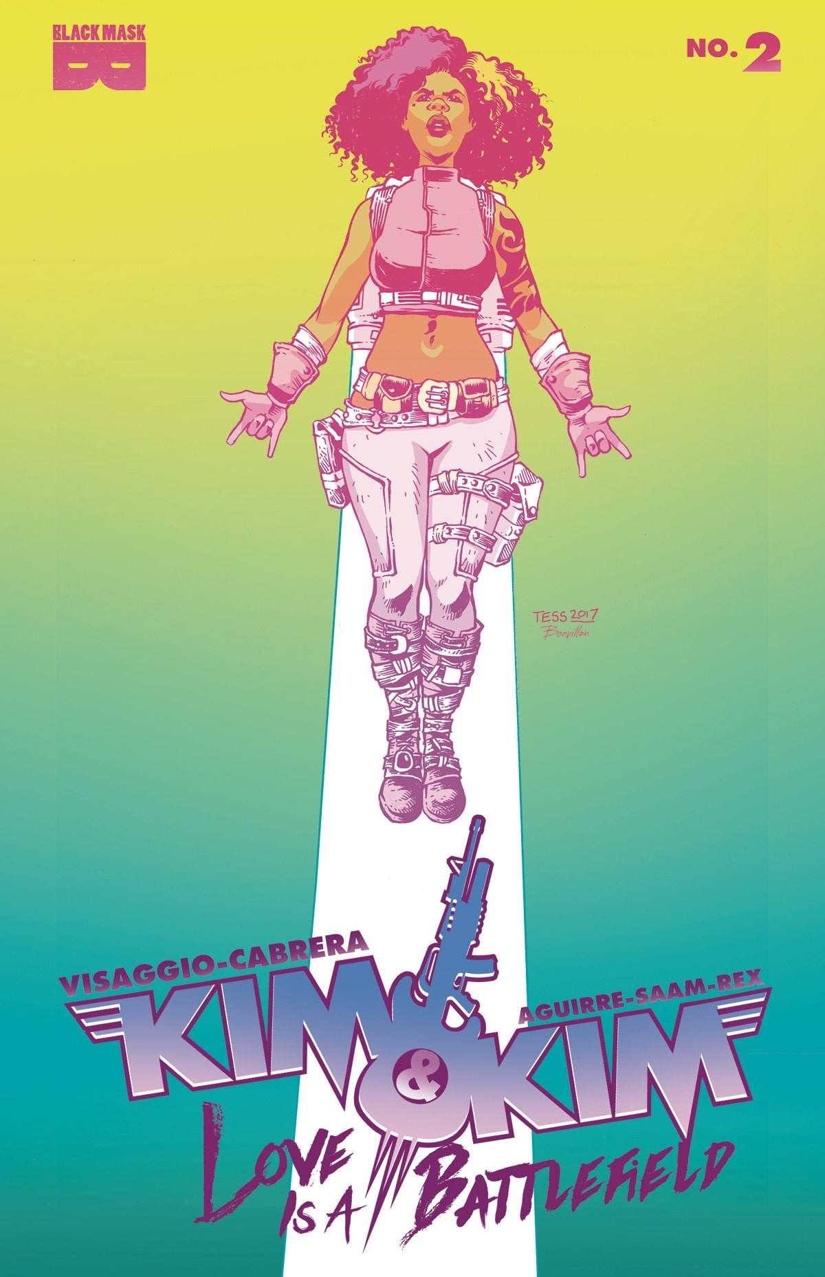 KIM AND KIM LOVE IS A BATTLEFIELD #2 COVER