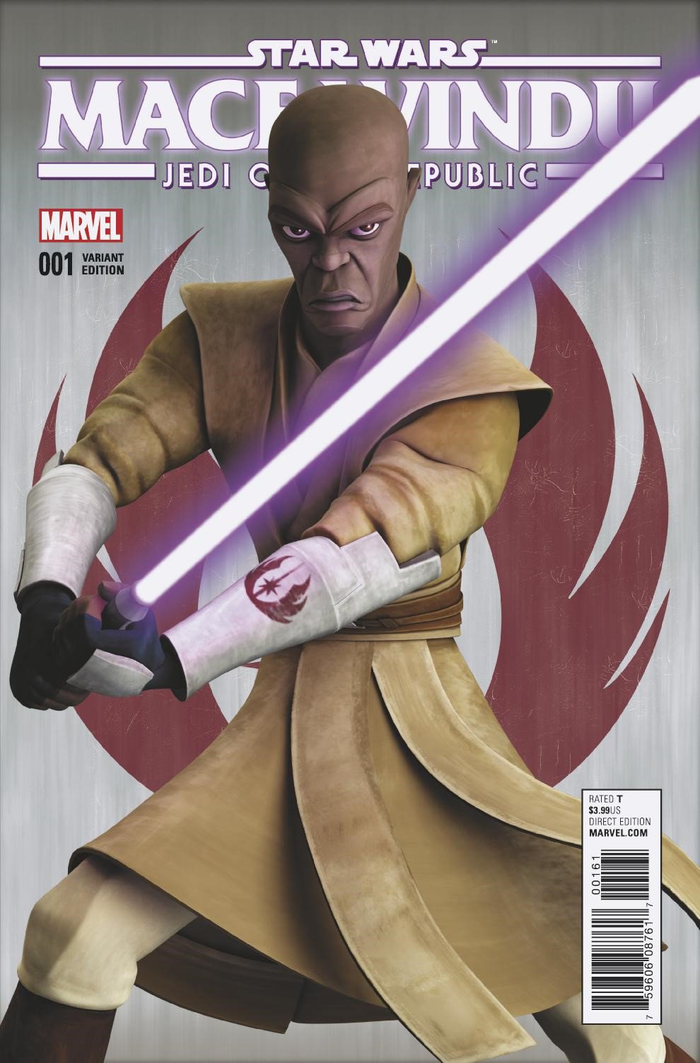 STAR WARS JEDI REPUBLIC MACE WINDU #1 (OF 5) ANIMATION VAR COVER