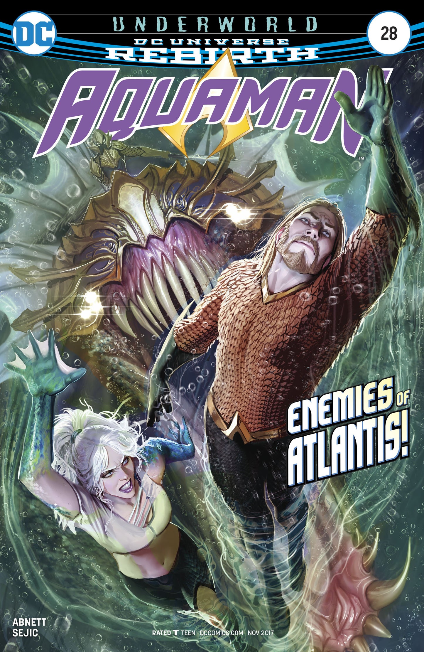 AQUAMAN #28 COVER