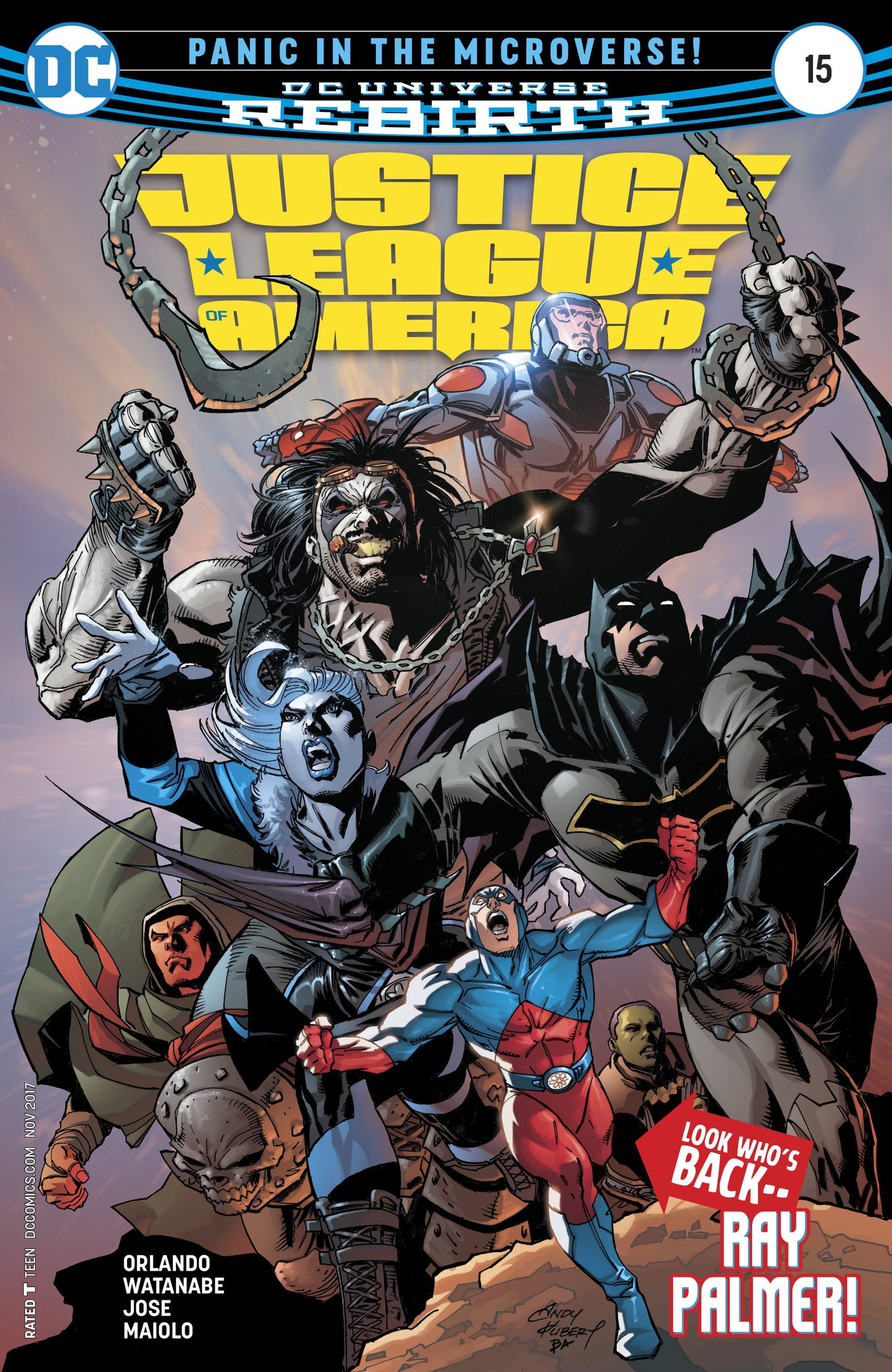 JUSTICE LEAGUE OF AMERICA #15 COVER
