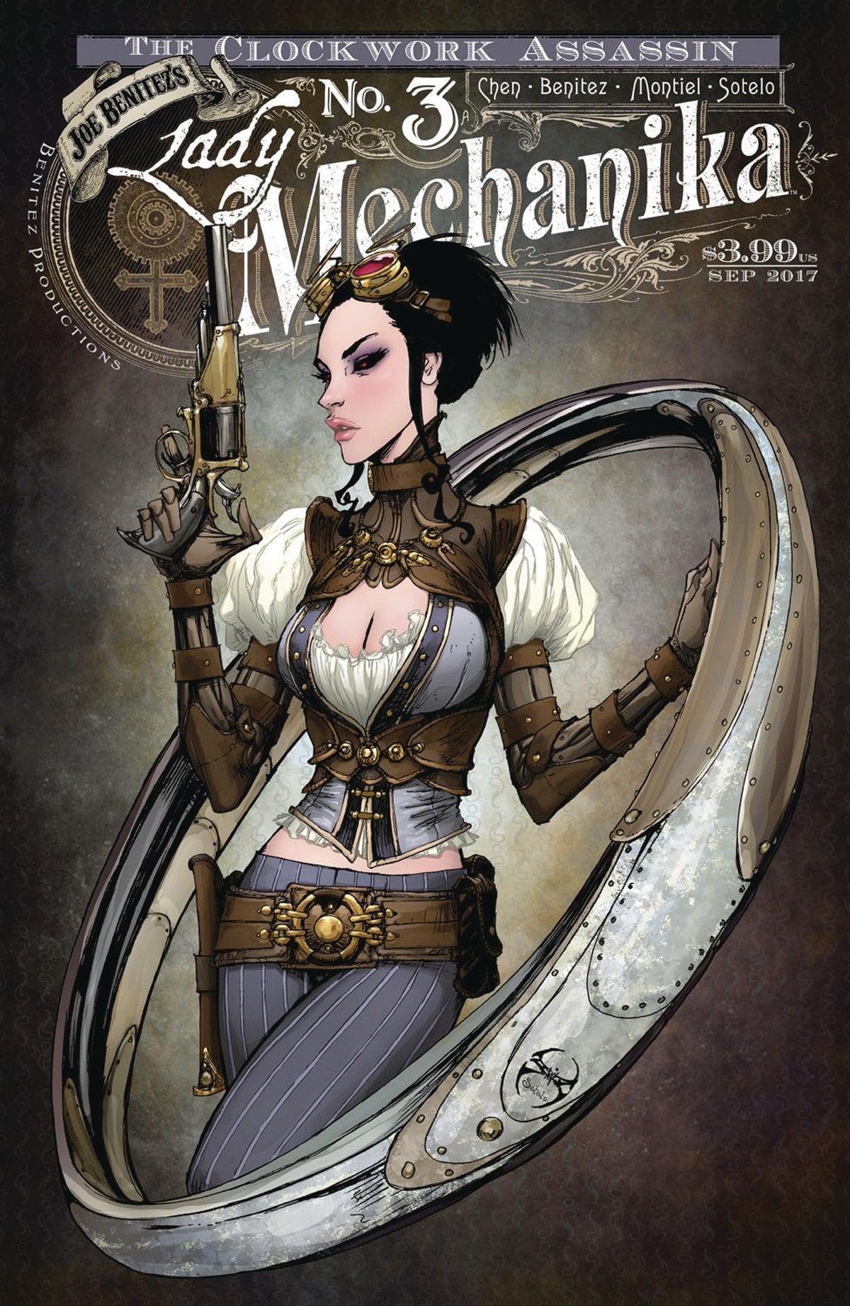 LADY MECHANIKA CLOCKWORK ASSASSIN #3 (OF 3) COVER