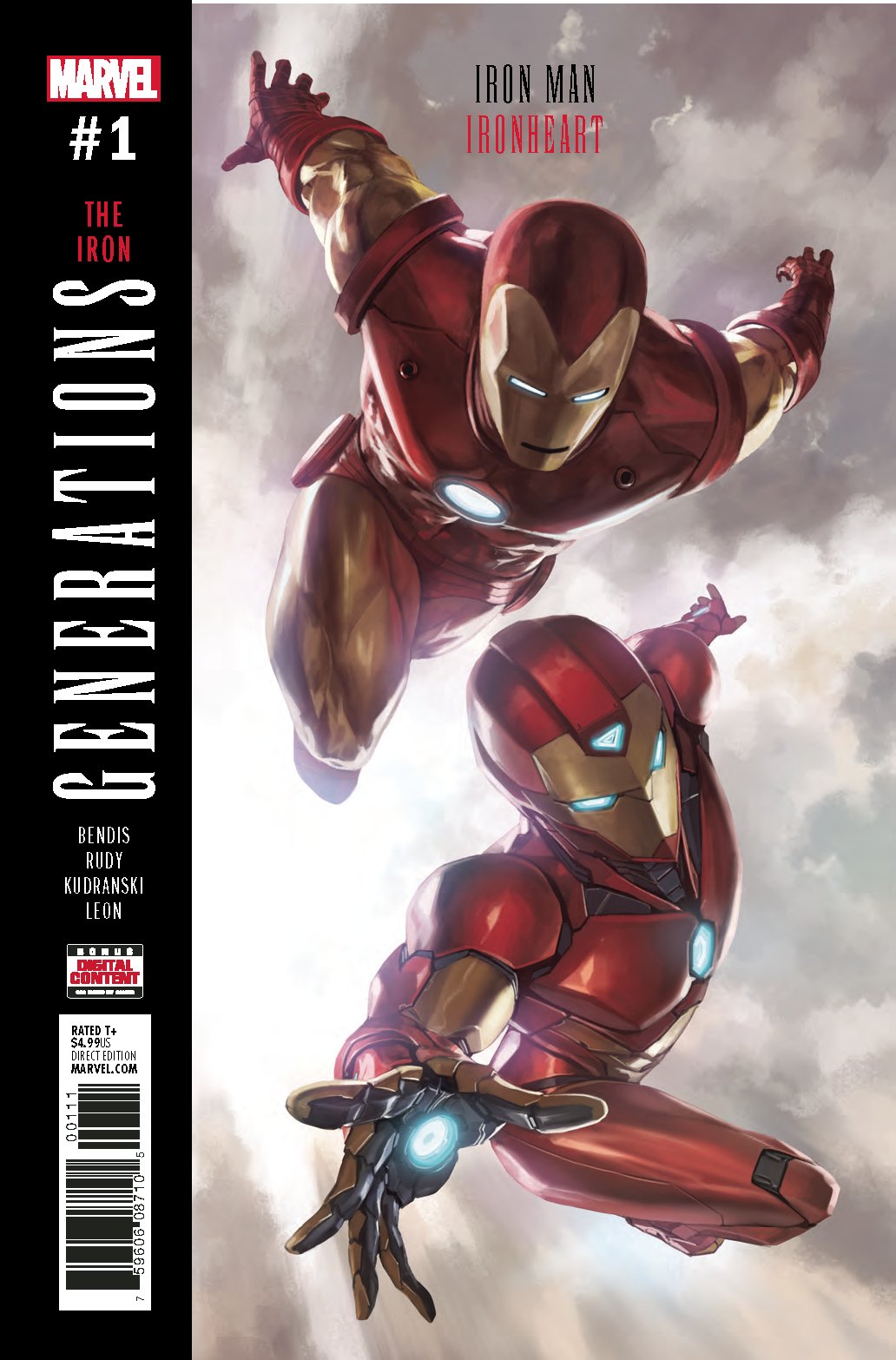 GENERATIONS IRON MAN & IRONHEART #1 COVER