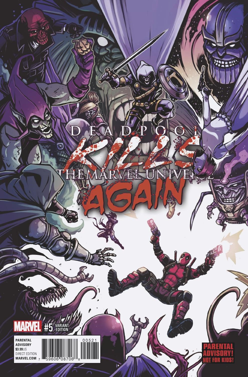 DEADPOOL KILLS MARVEL UNIVERSE AGAIN #5 (OF 5) WJINGAARD VAR COVER