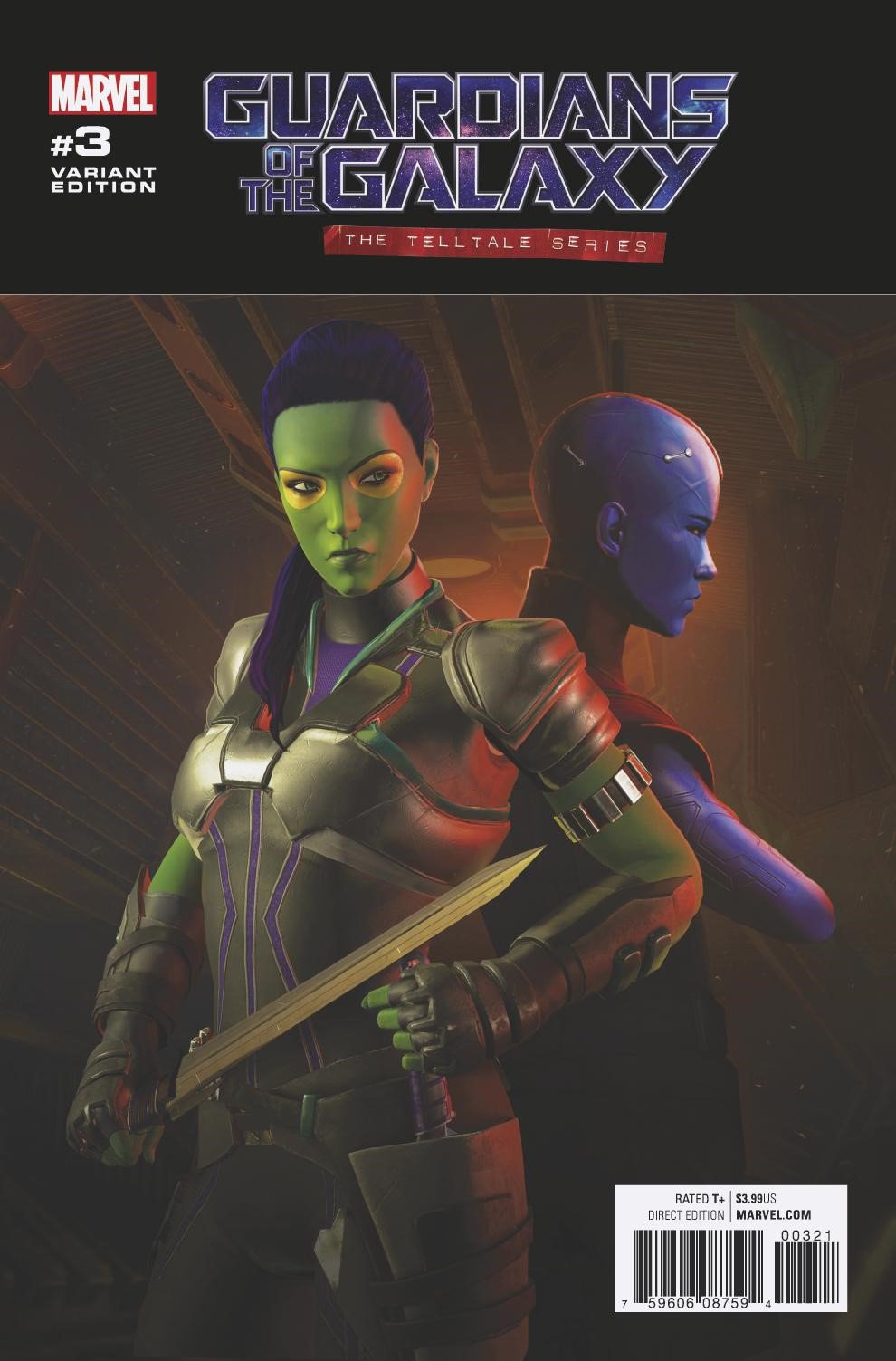 GUARDIANS OF GALAXY TELLTALE SERIES #3 (OF 5) GAME VAR COVER
