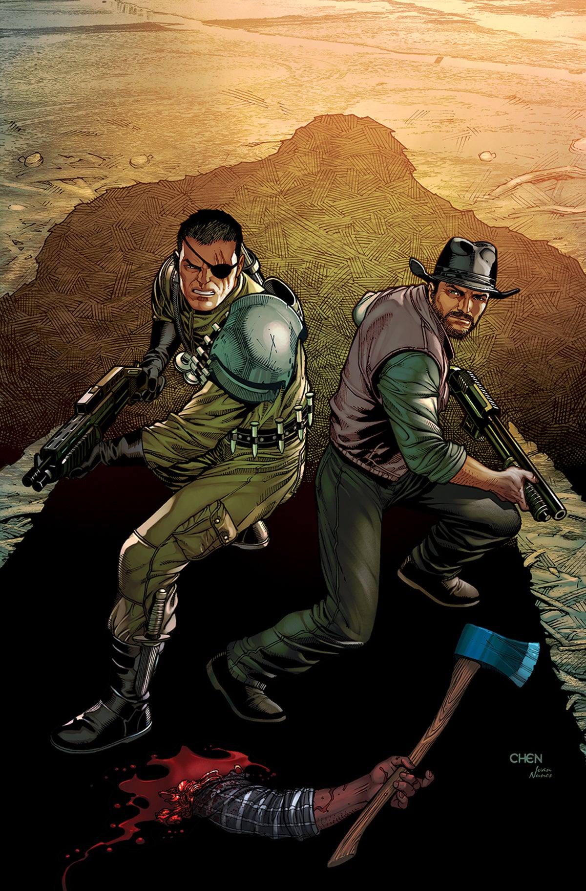 MONSTER HUNTERS SURV GUIDE CSFILES WENDIGO #1 CVR A CHEN COVER