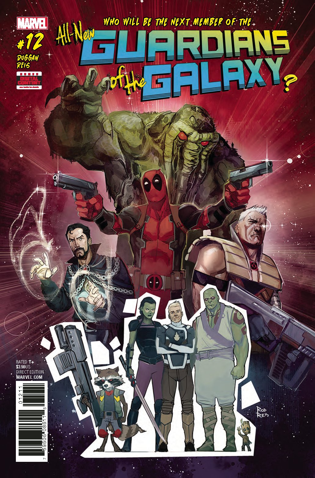 ALL NEW GUARDIANS OF GALAXY #12 COVER