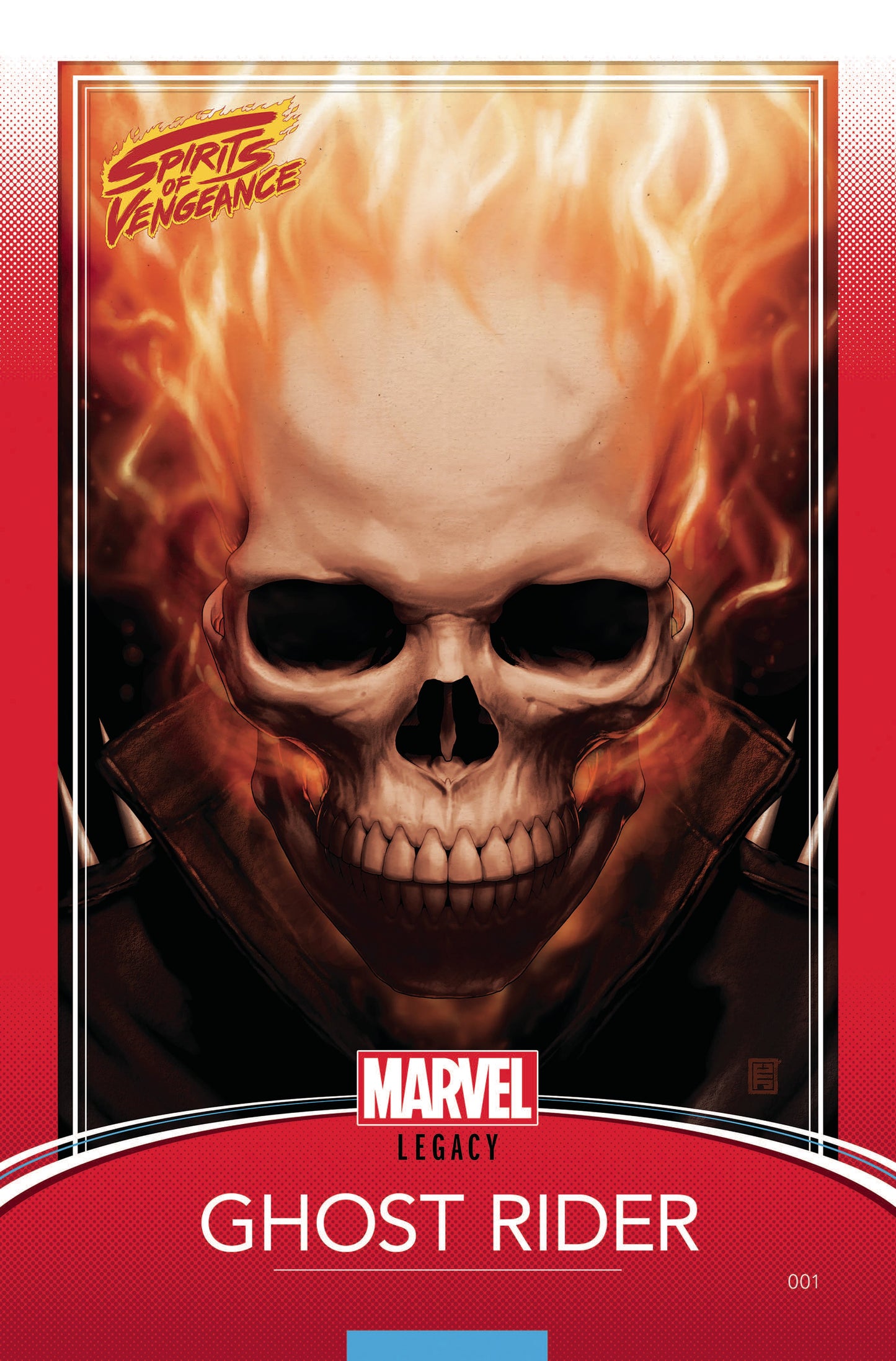 SPIRITS OF VENGEANCE #1 (OF 5) CHRISTOPHER TRADING CARD VAR COVER