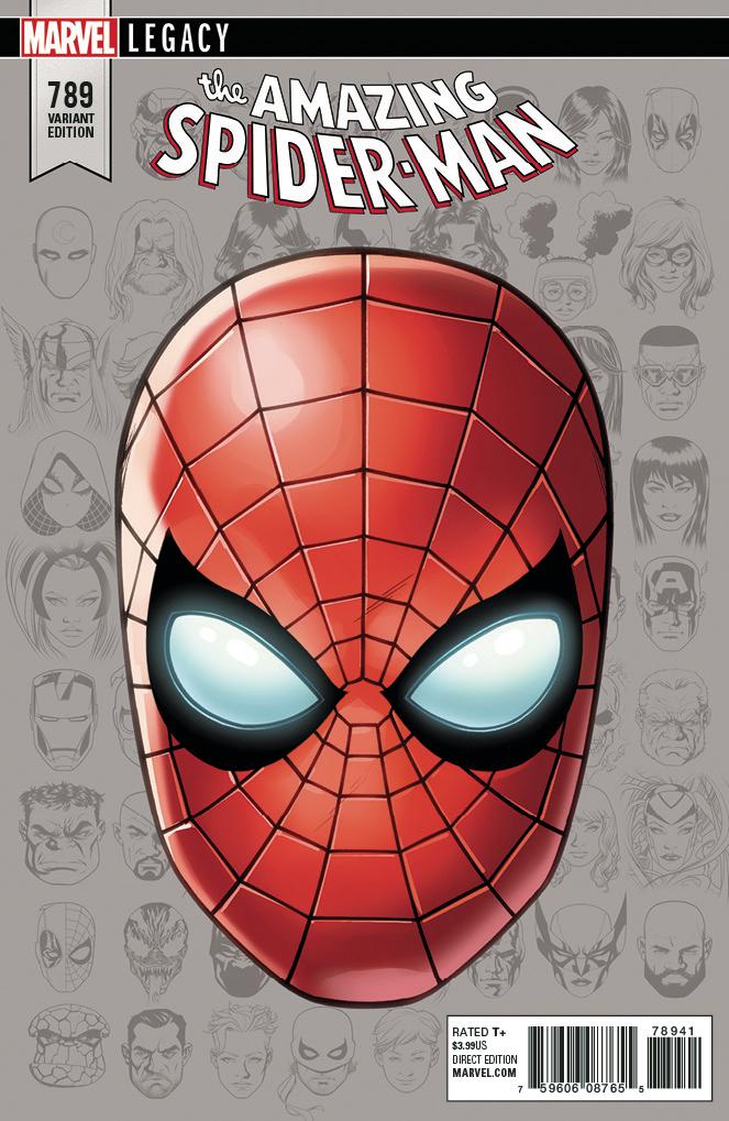 AMAZING SPIDER-MAN #789 MCKONE LEGACY HEADSHOT VAR LEG COVER