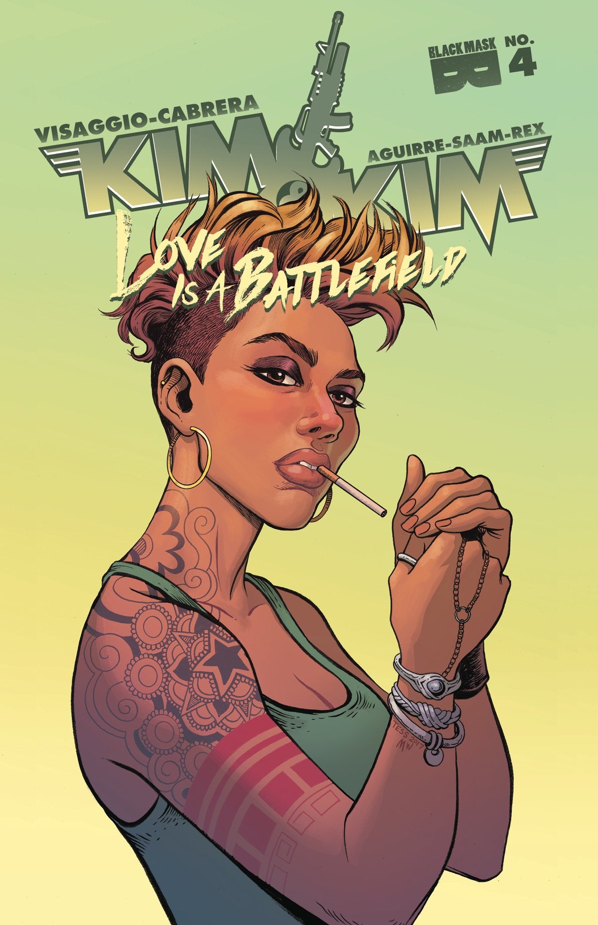 KIM AND KIM LOVE IS A BATTLEFIELD #4 (MR) COVER
