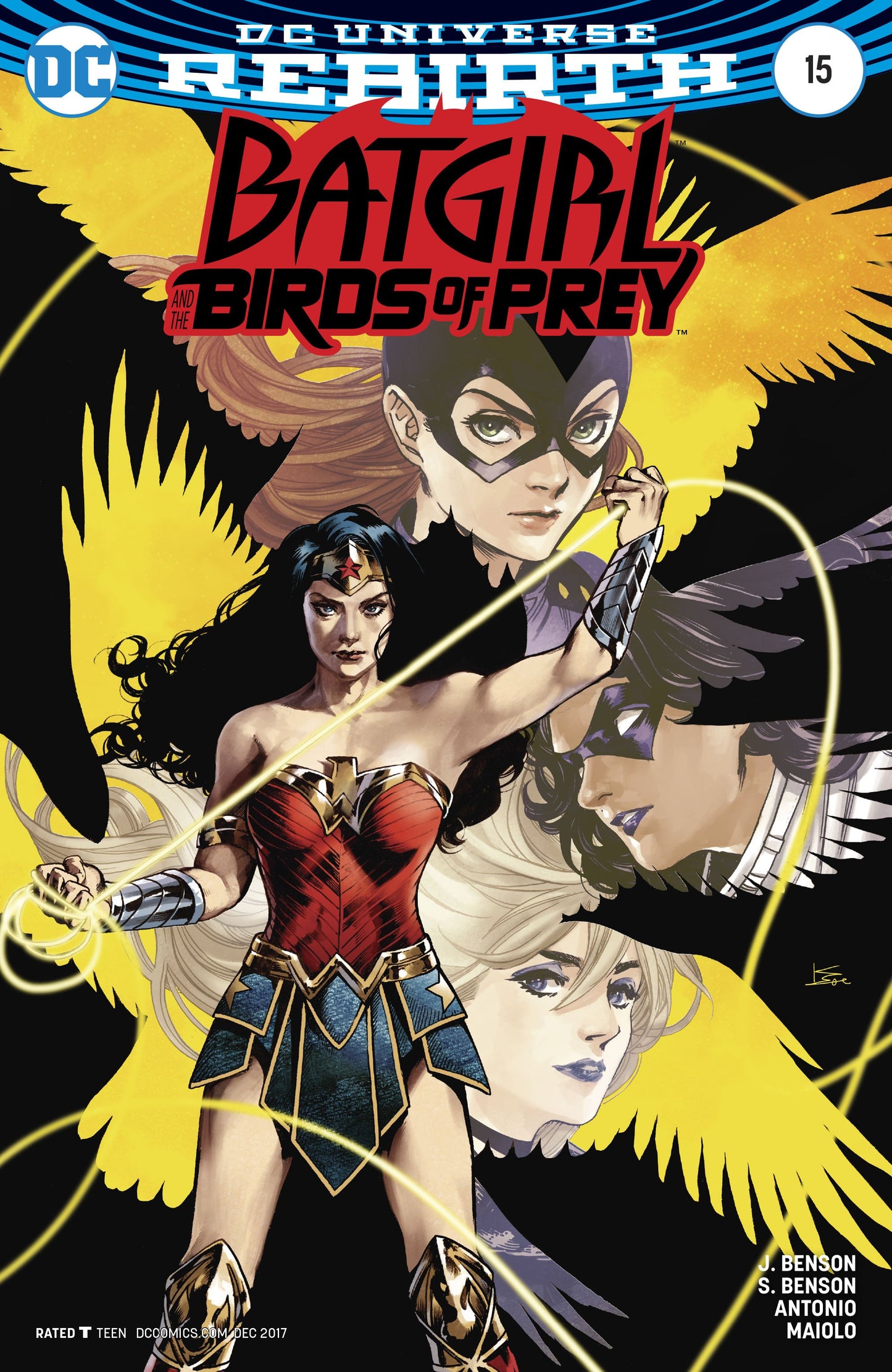 BATGIRL AND THE BIRDS OF PREY #15 VAR ED COVER