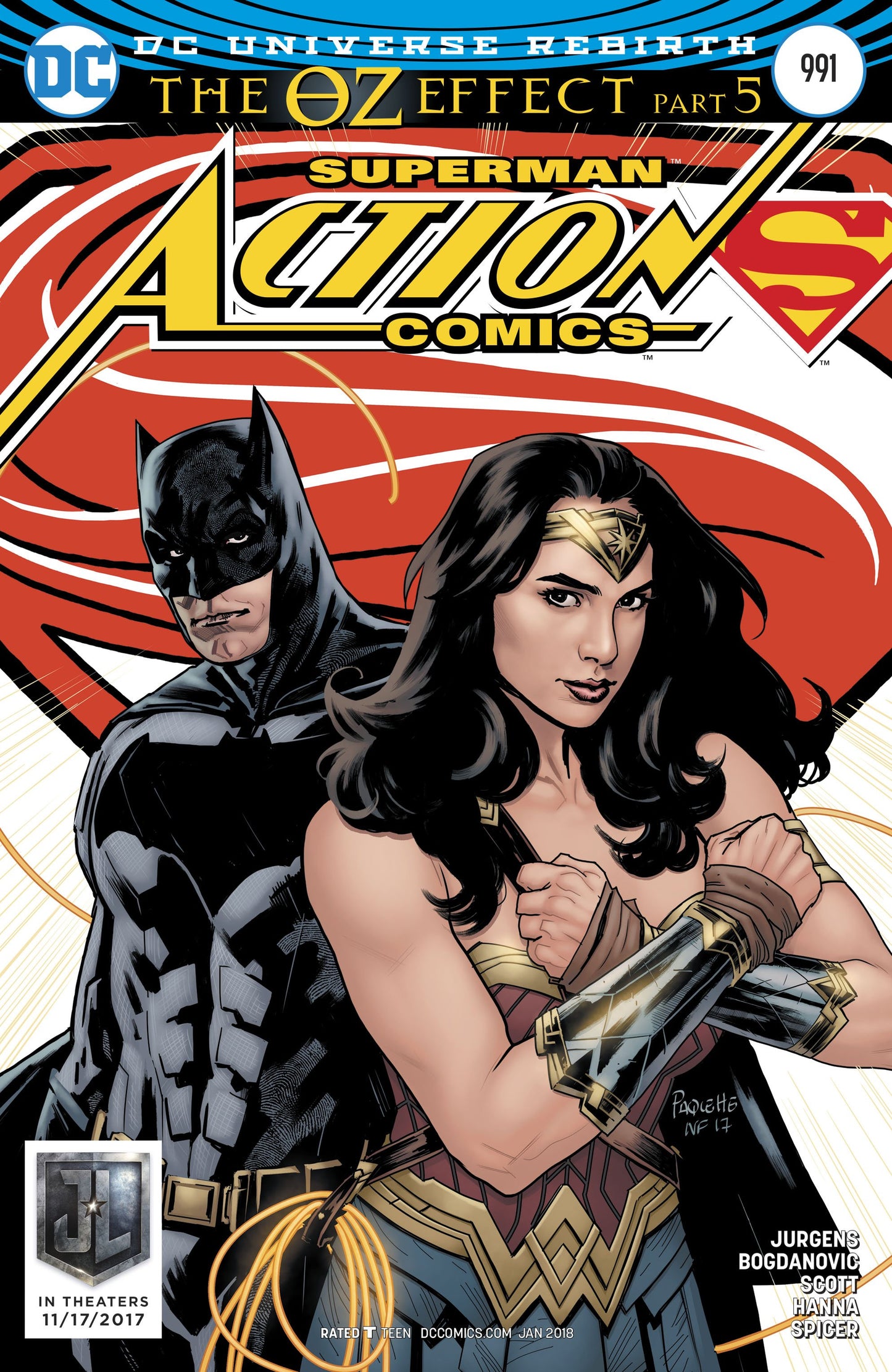 ACTION COMICS #991 VAR ED (OZ EFFECT) COVER
