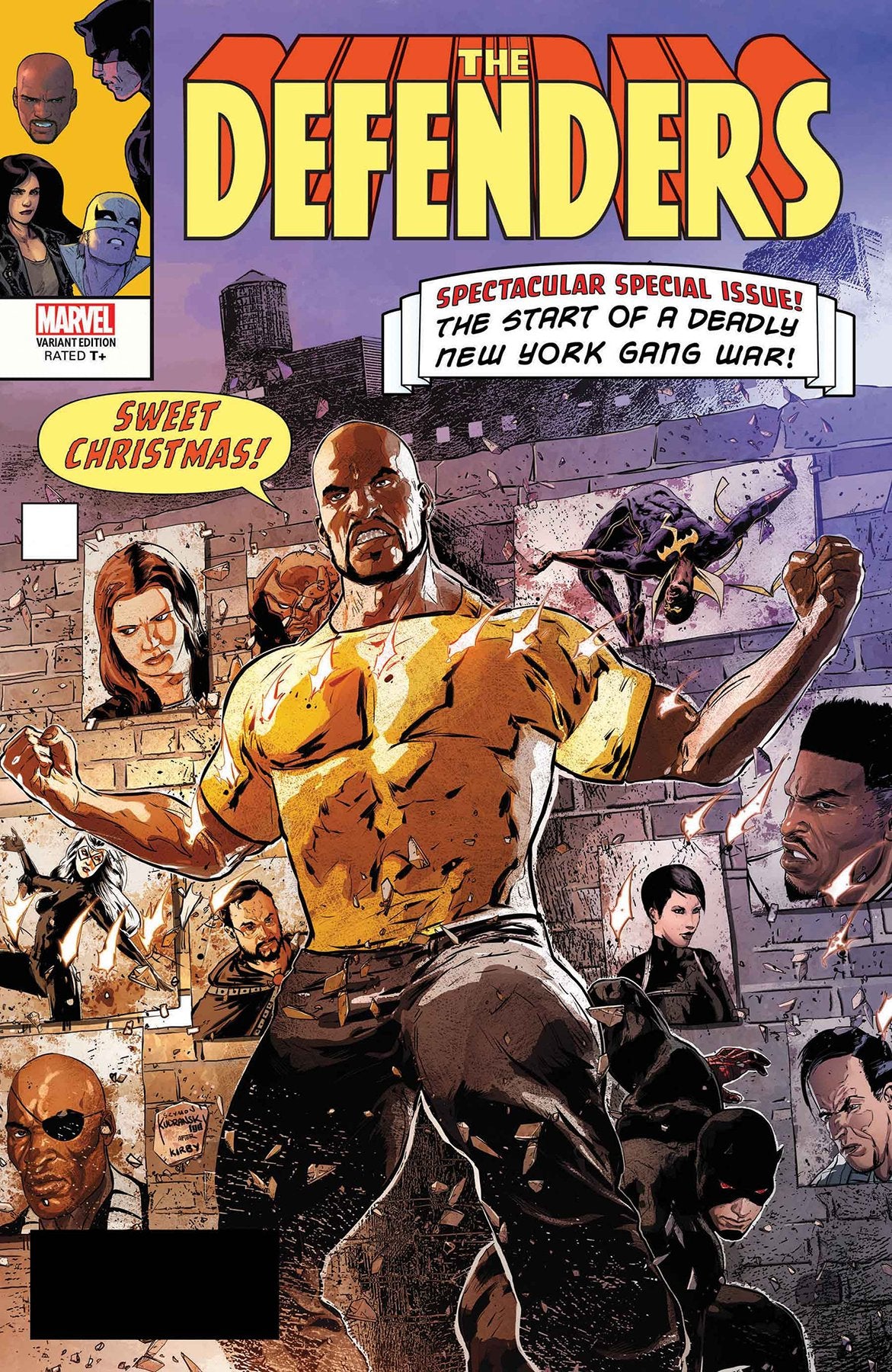 DEFENDERS #6 KUDRANSKI LH LENTICULAR VARIANT LEG COVER
