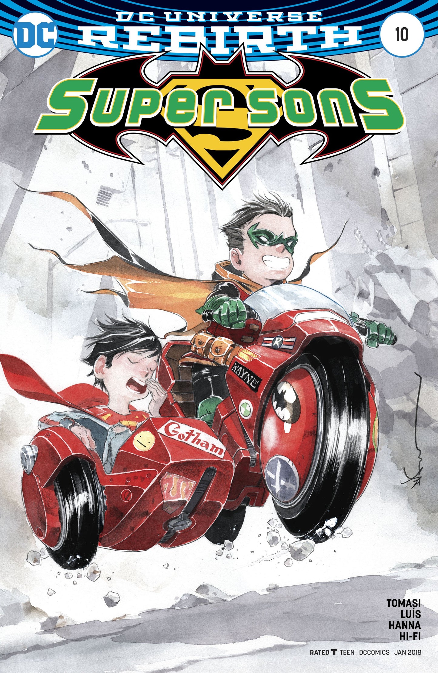 SUPER SONS #10 VAR ED COVER