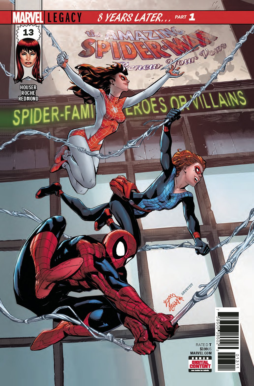 AMAZING SPIDER-MAN RENEW YOUR VOWS #13 LEG COVER