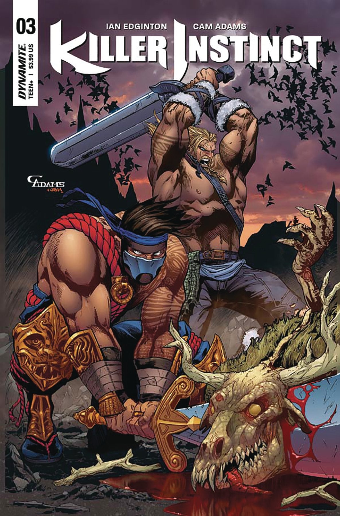 KILLER INSTINCT #3 CVR C ADAMS EXC SUBSCRIPTION VAR COVER