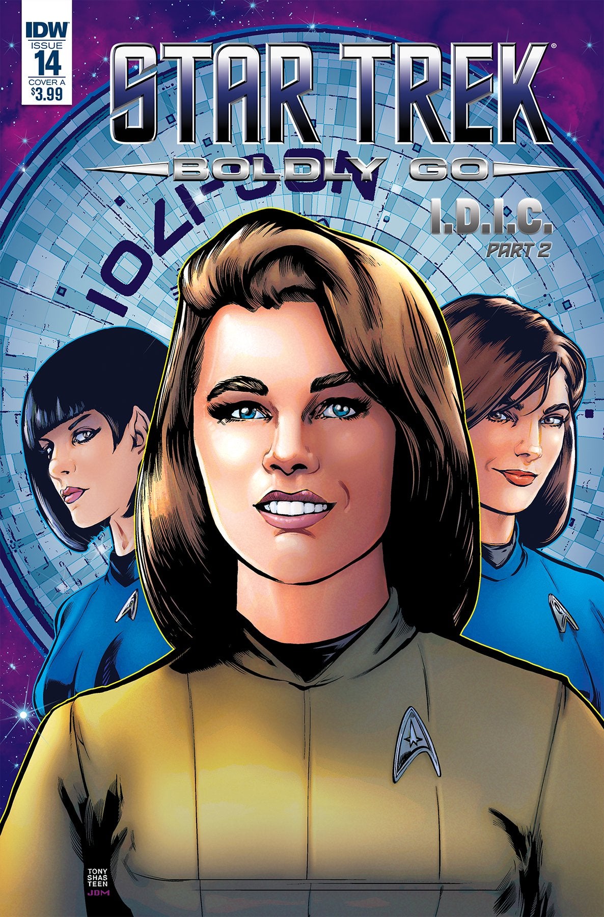 STAR TREK BOLDLY GO #14 CVR A SHASTEEN COVER