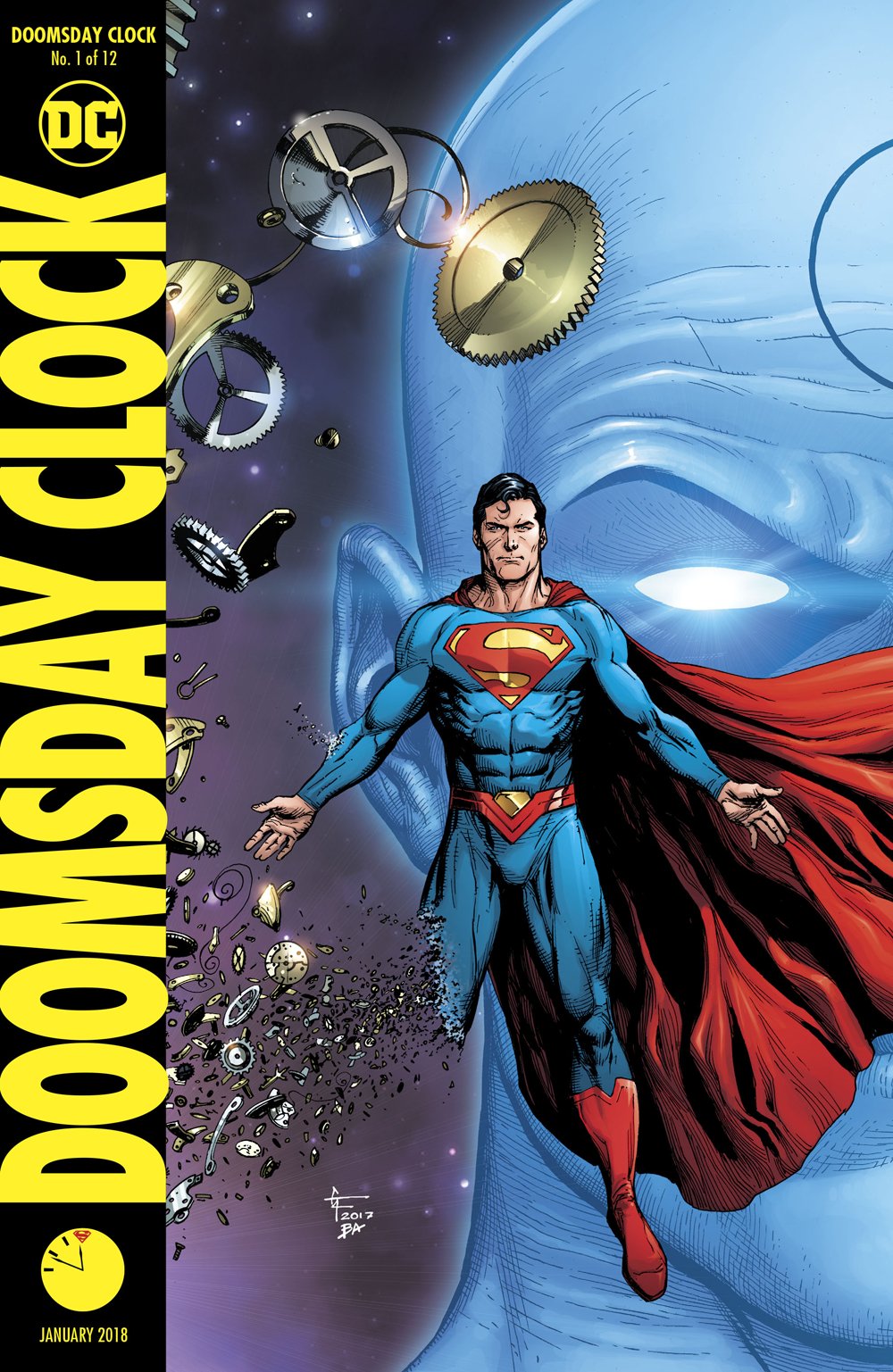 DOOMSDAY CLOCK #1 (OF 12) FRANK VAR ED COVER