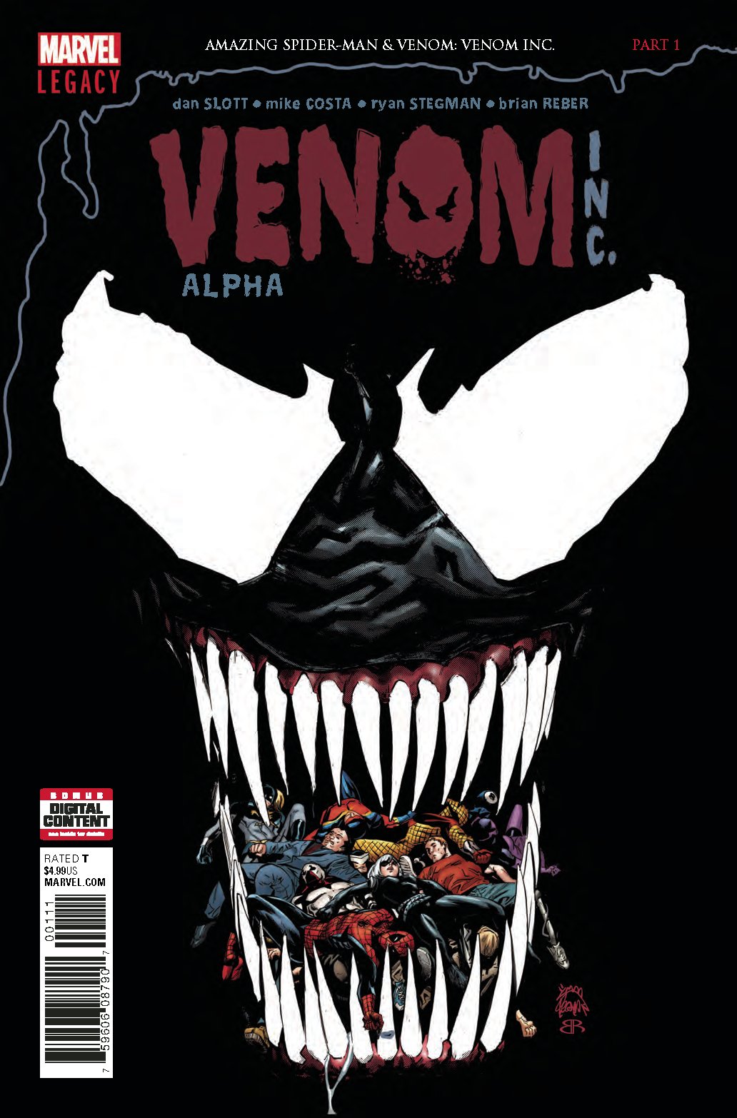 AMAZING SPIDER-MAN VENOM INC ALPHA #1 (OF 1) LEG COVER