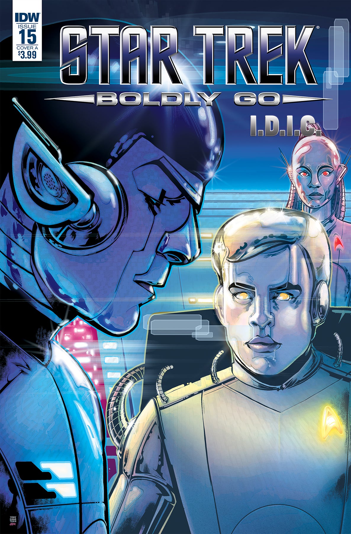 STAR TREK BOLDLY GO #15 CVR A SHASTEEN COVER