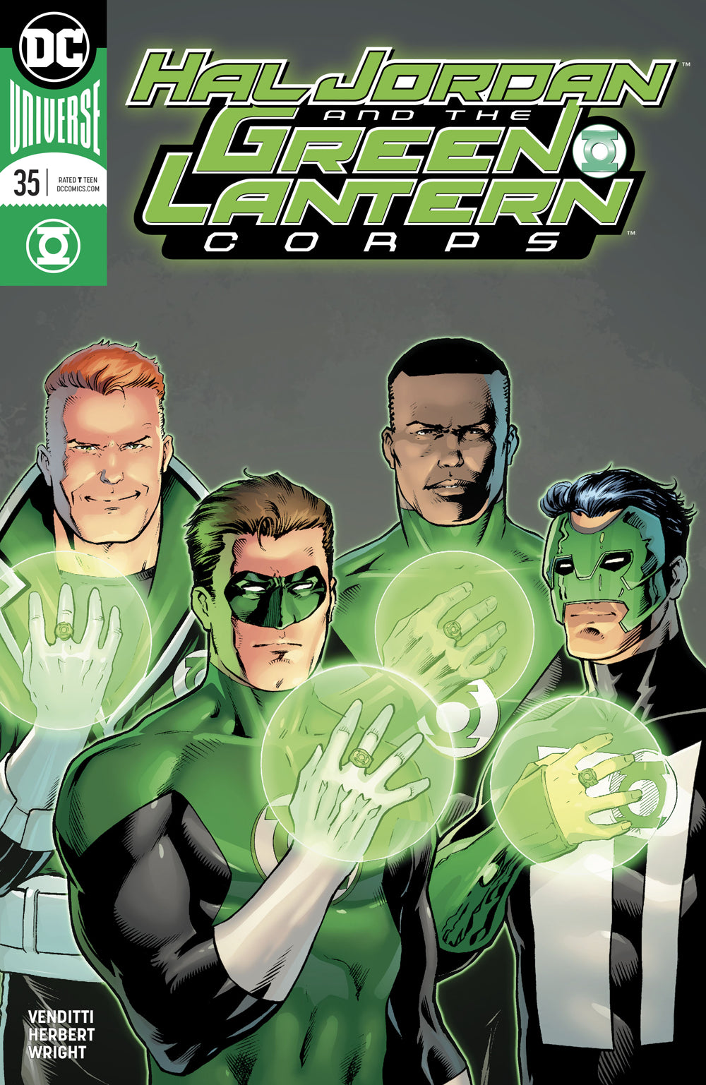 HAL JORDAN AND THE GREEN LANTERN CORPS #35 VAR ED COVER